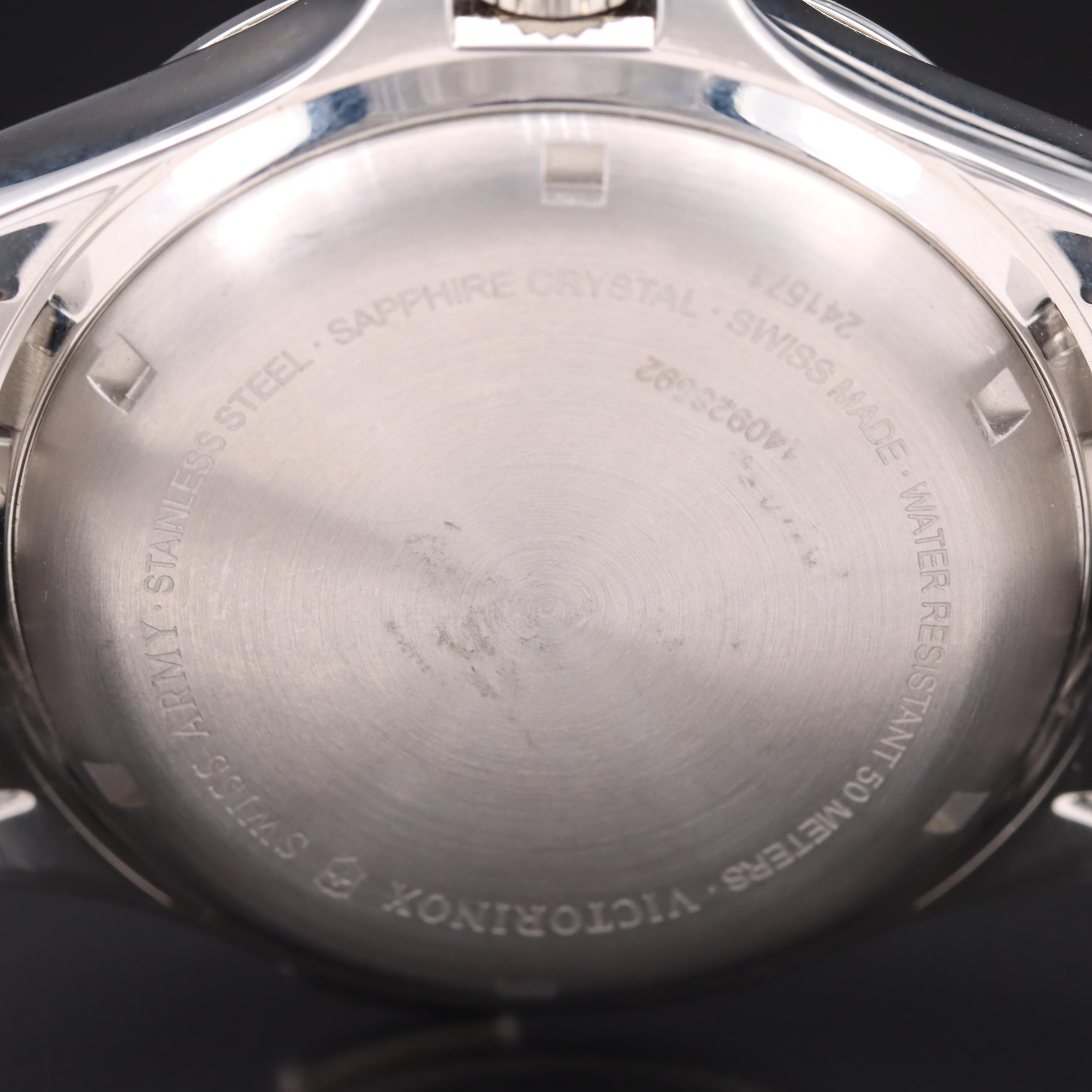 Victorinox Swiss Army Night Vision Stainless Steel Watch