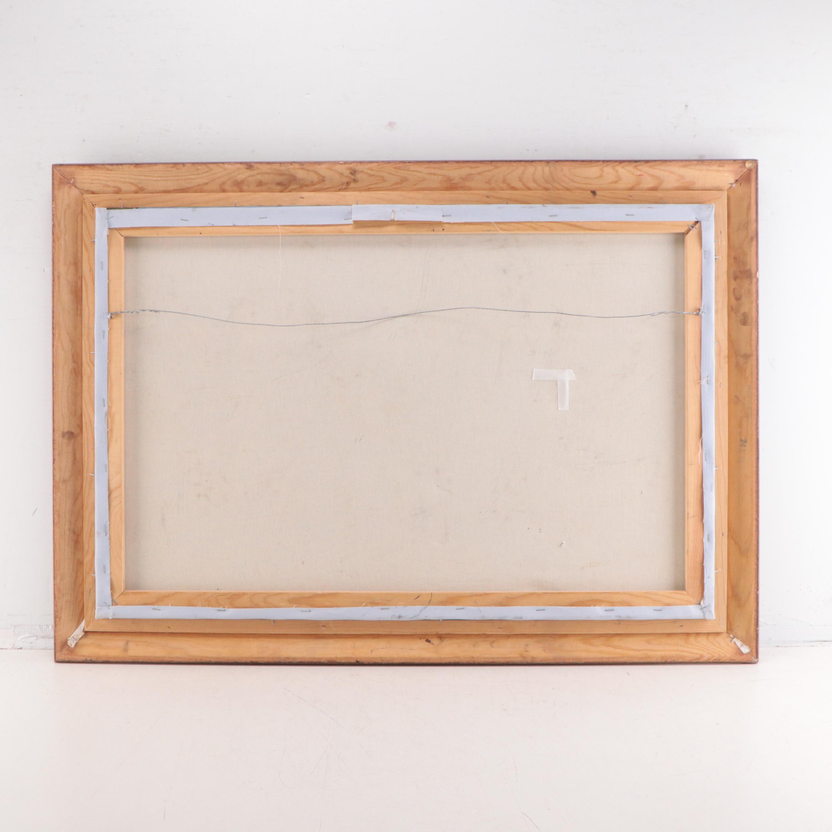 Oil Painting of Paris Street Scene