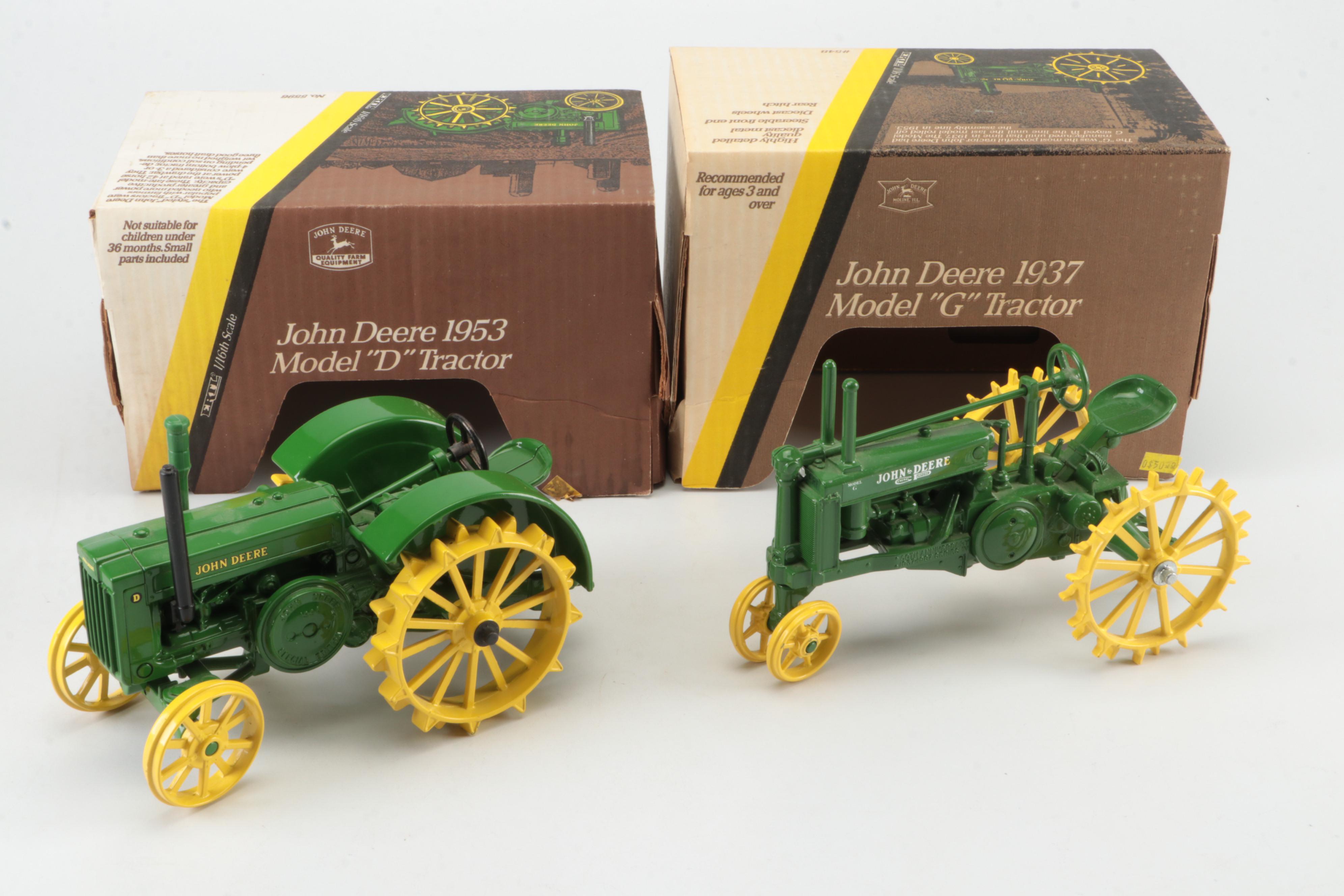 Ertl Diecast John Deere Tractors and Truck