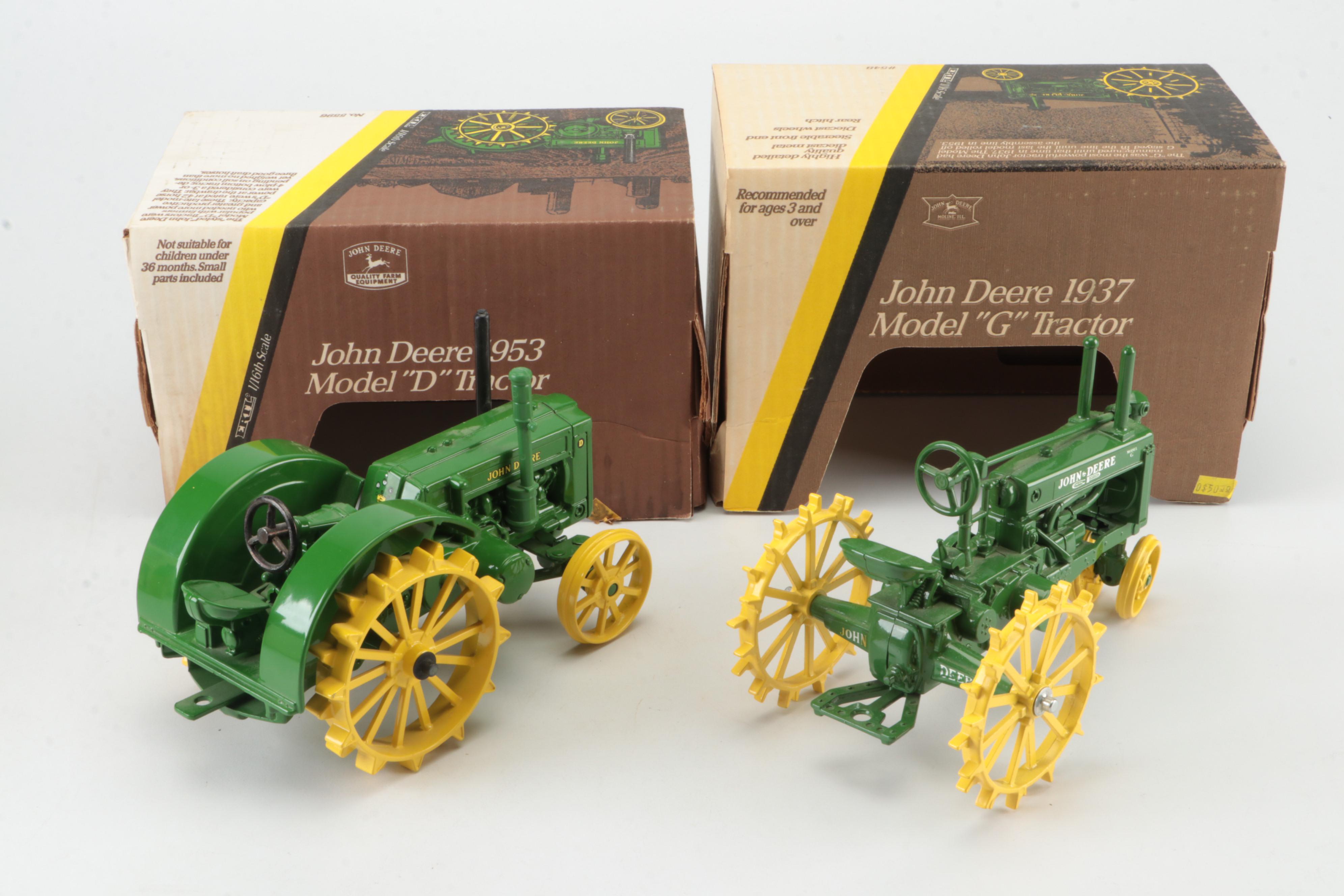 Ertl Diecast John Deere Tractors and Truck