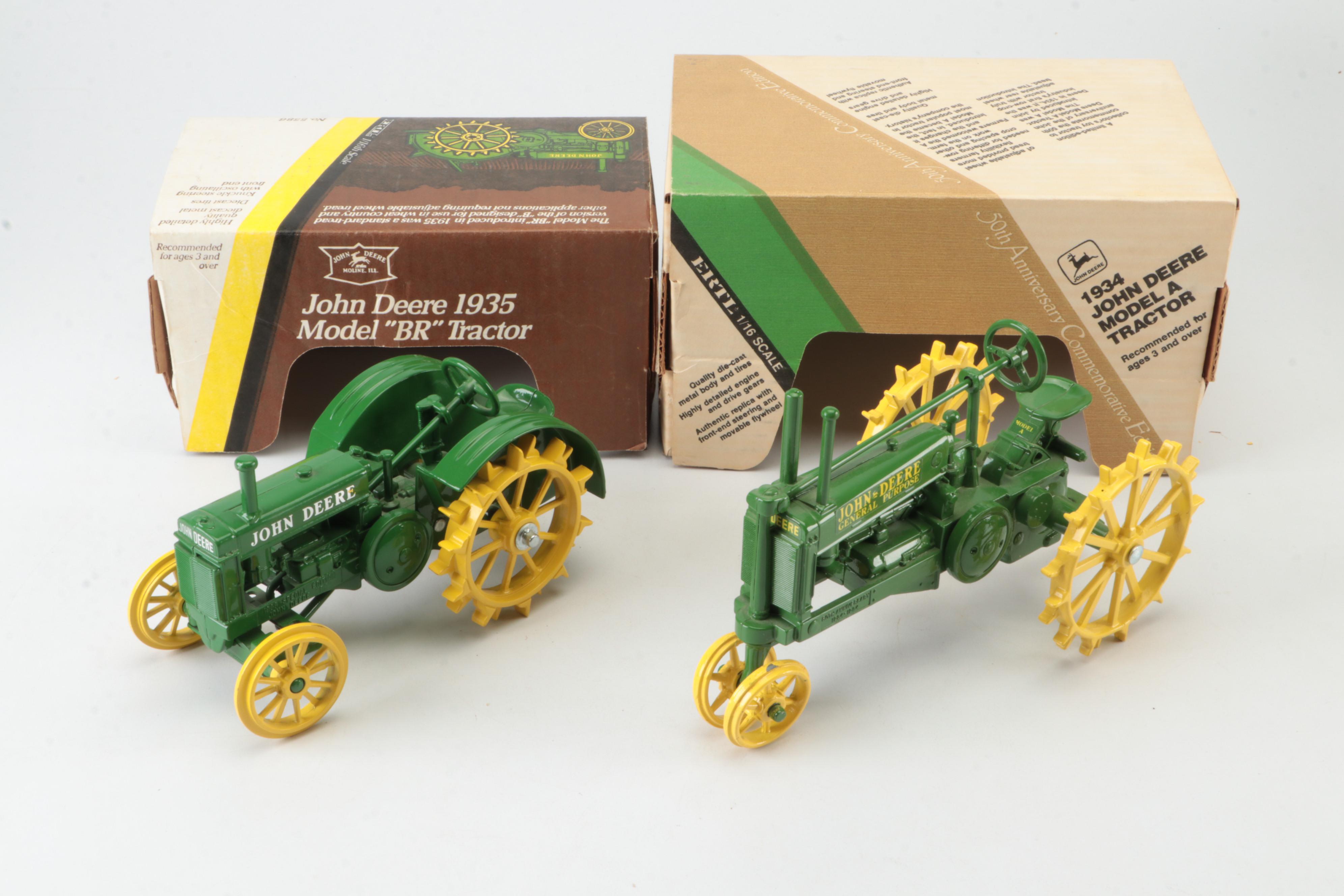 Ertl Diecast John Deere Tractors and Truck