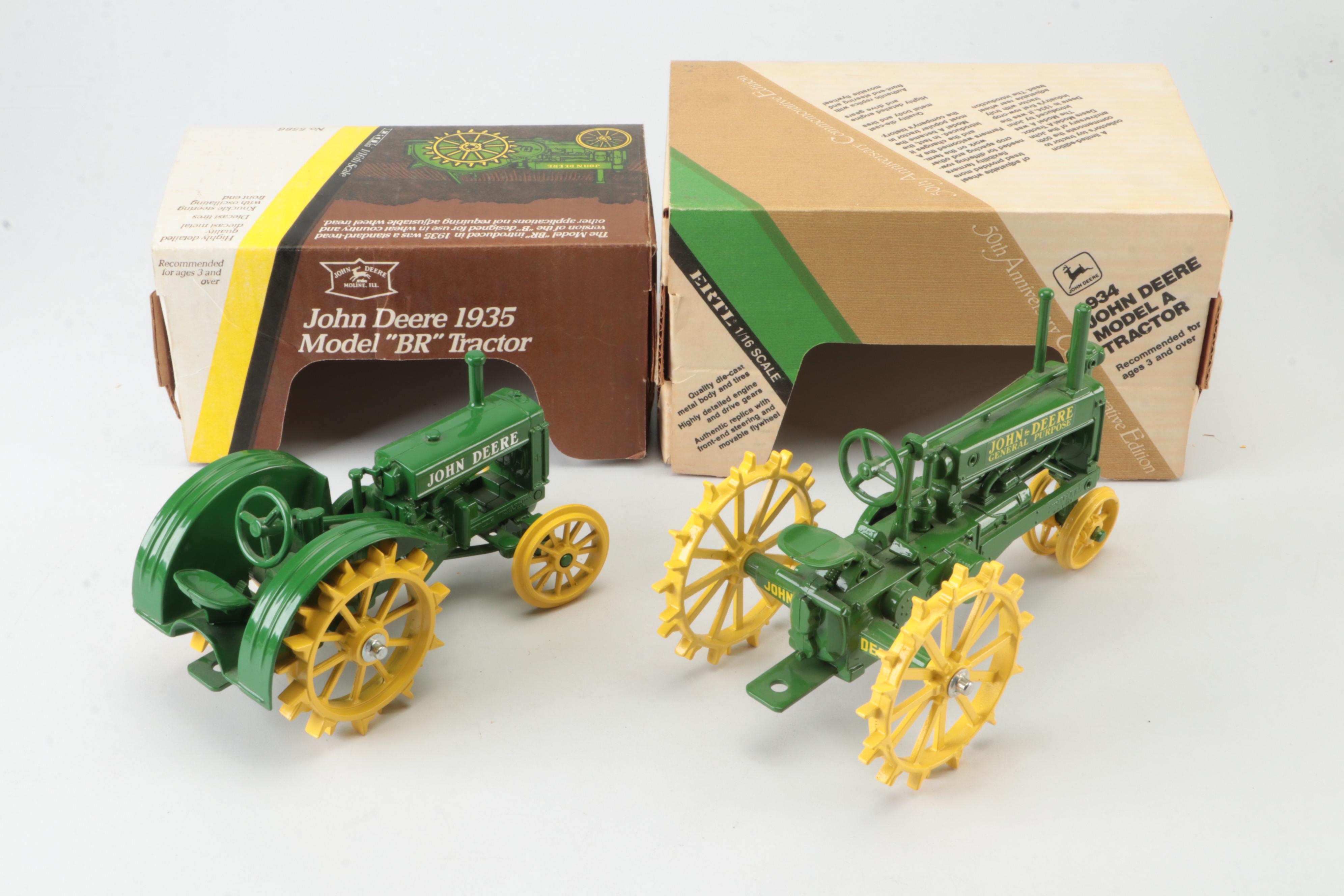 Ertl Diecast John Deere Tractors and Truck
