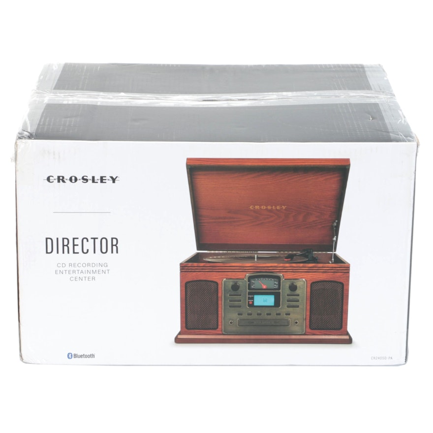 Crosley Combination Radio, LP/Cassette Deck With CD Recorder