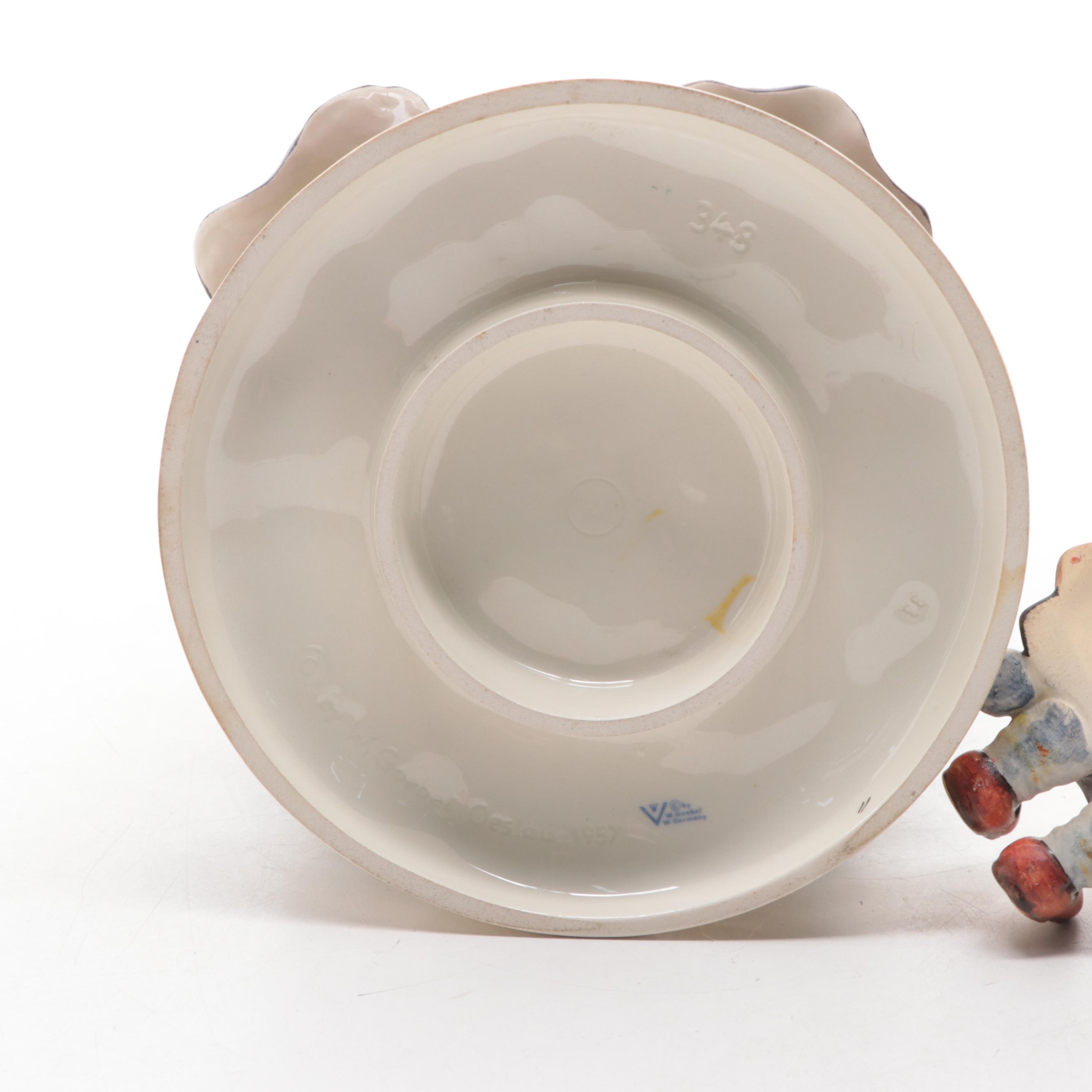 Goebel "Ring Around the Rosie" and "Happy Pastime" Porcelain Hummel Figurines