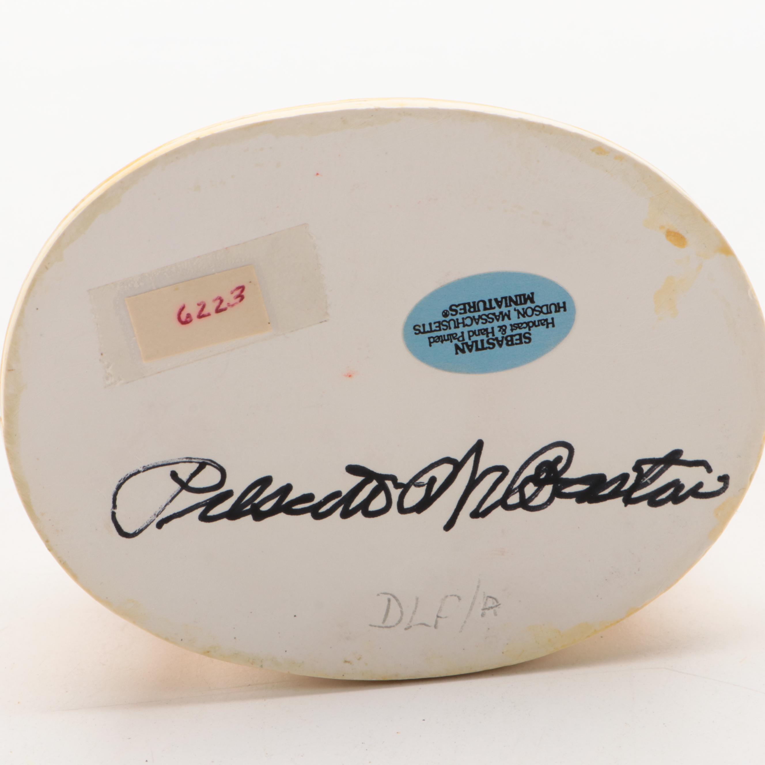 Signed Sebastian "George Washington" Ceramic Figurine and More