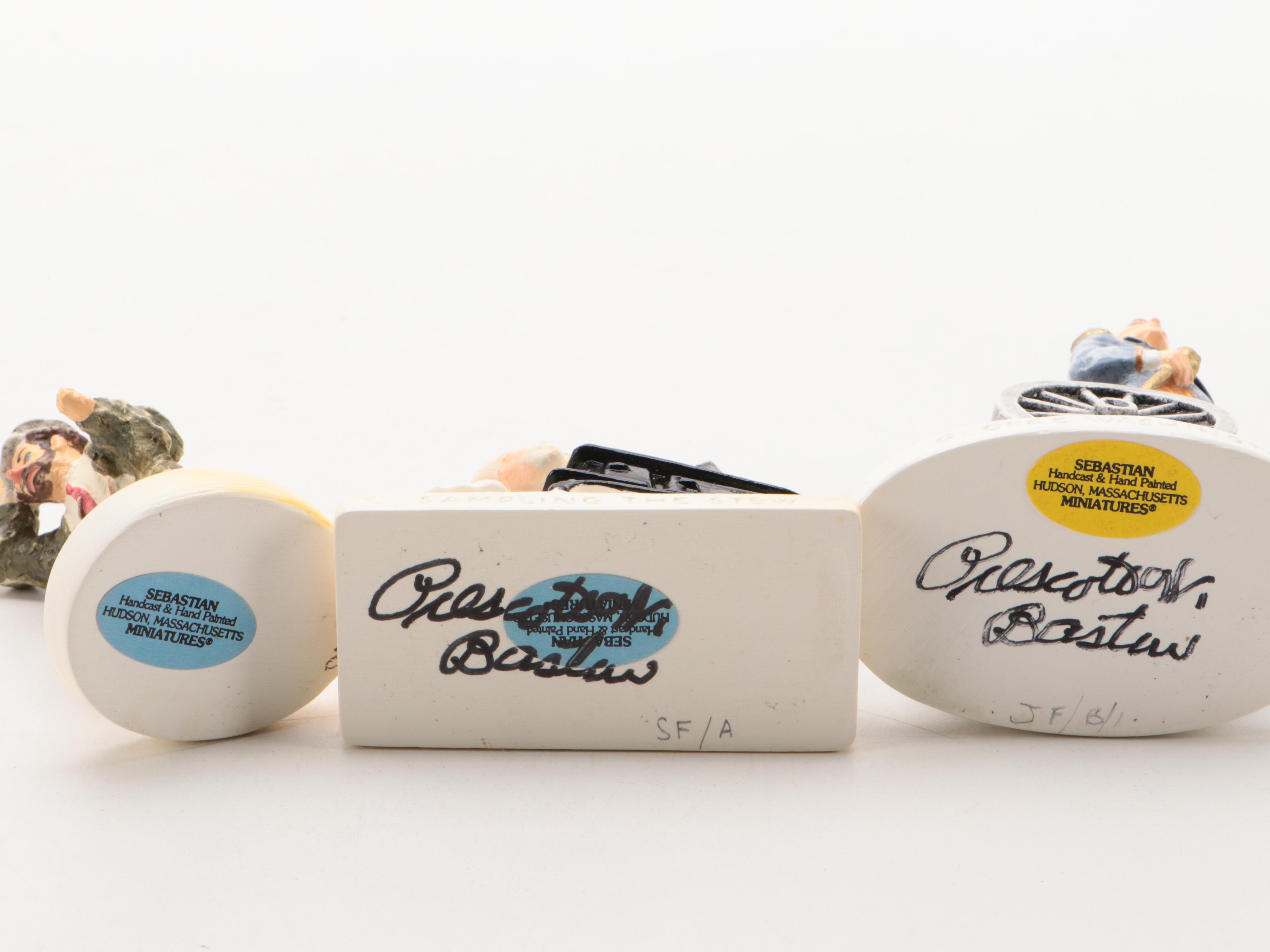 Signed Sebastian "George Washington" Ceramic Figurine and More