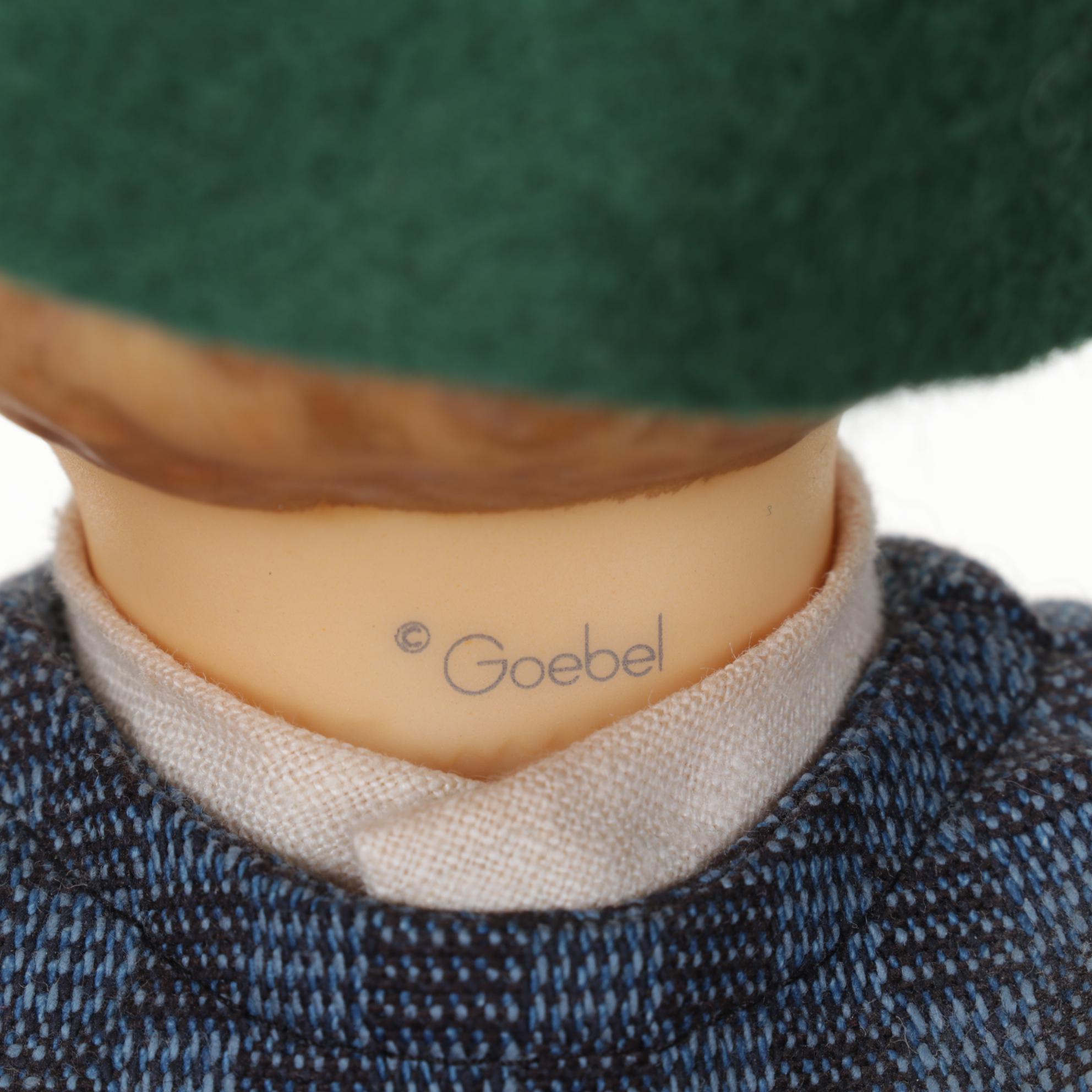 Goebel "Apple Tree Boy" and "Apple Tree Girl" Porcelain Hummel Dolls