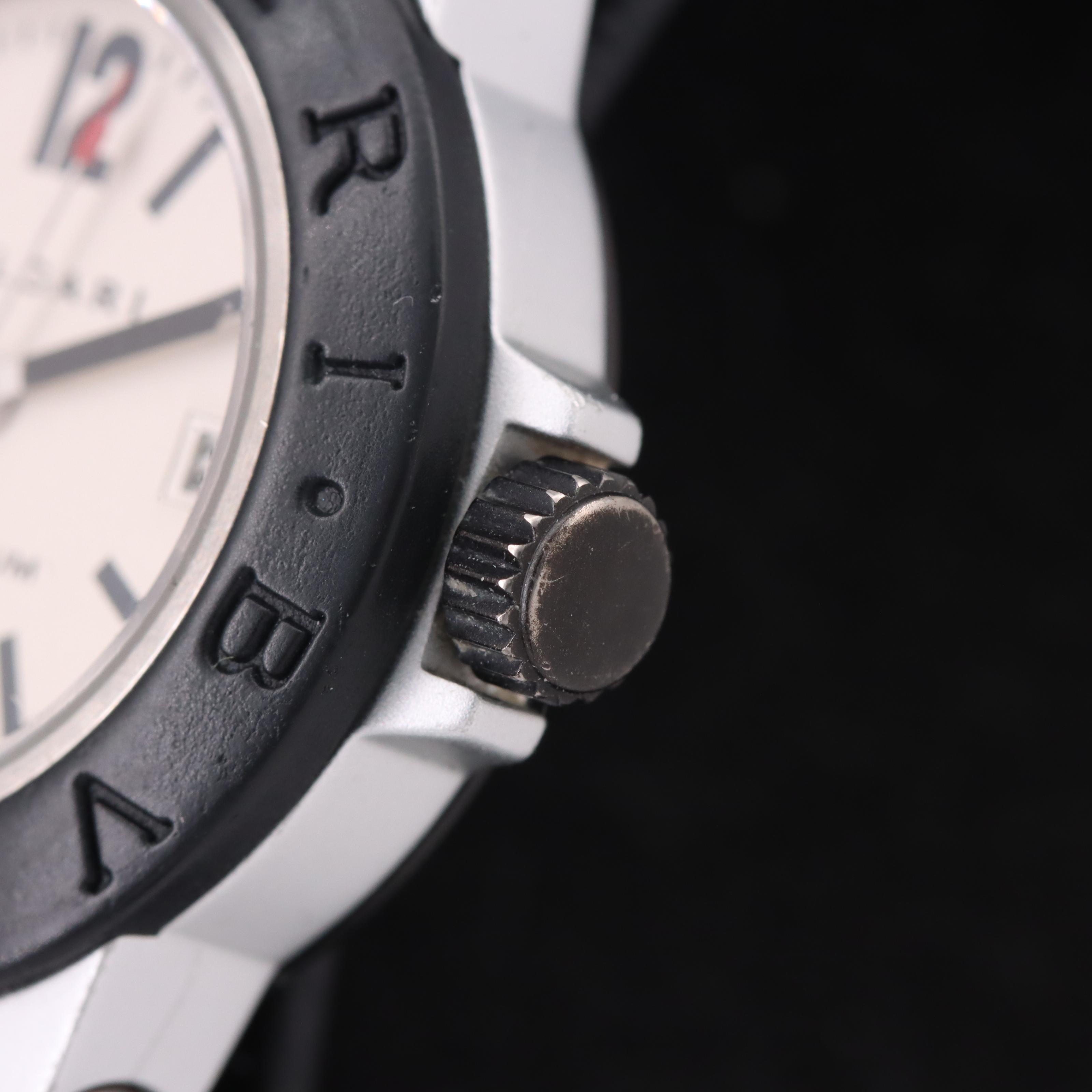 BVLGARI Diagono Aluminum Date Watch