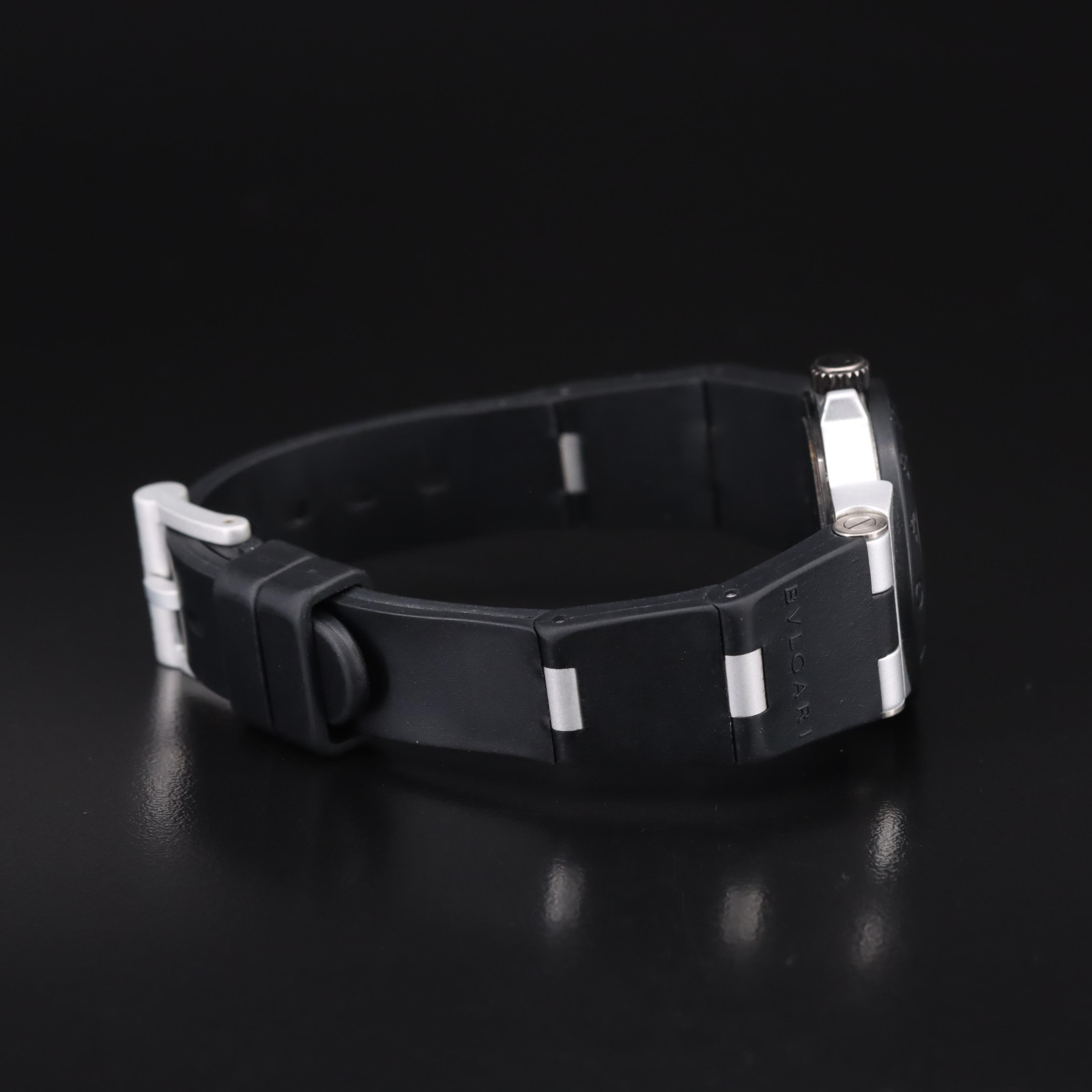 BVLGARI Diagono Aluminum Date Watch