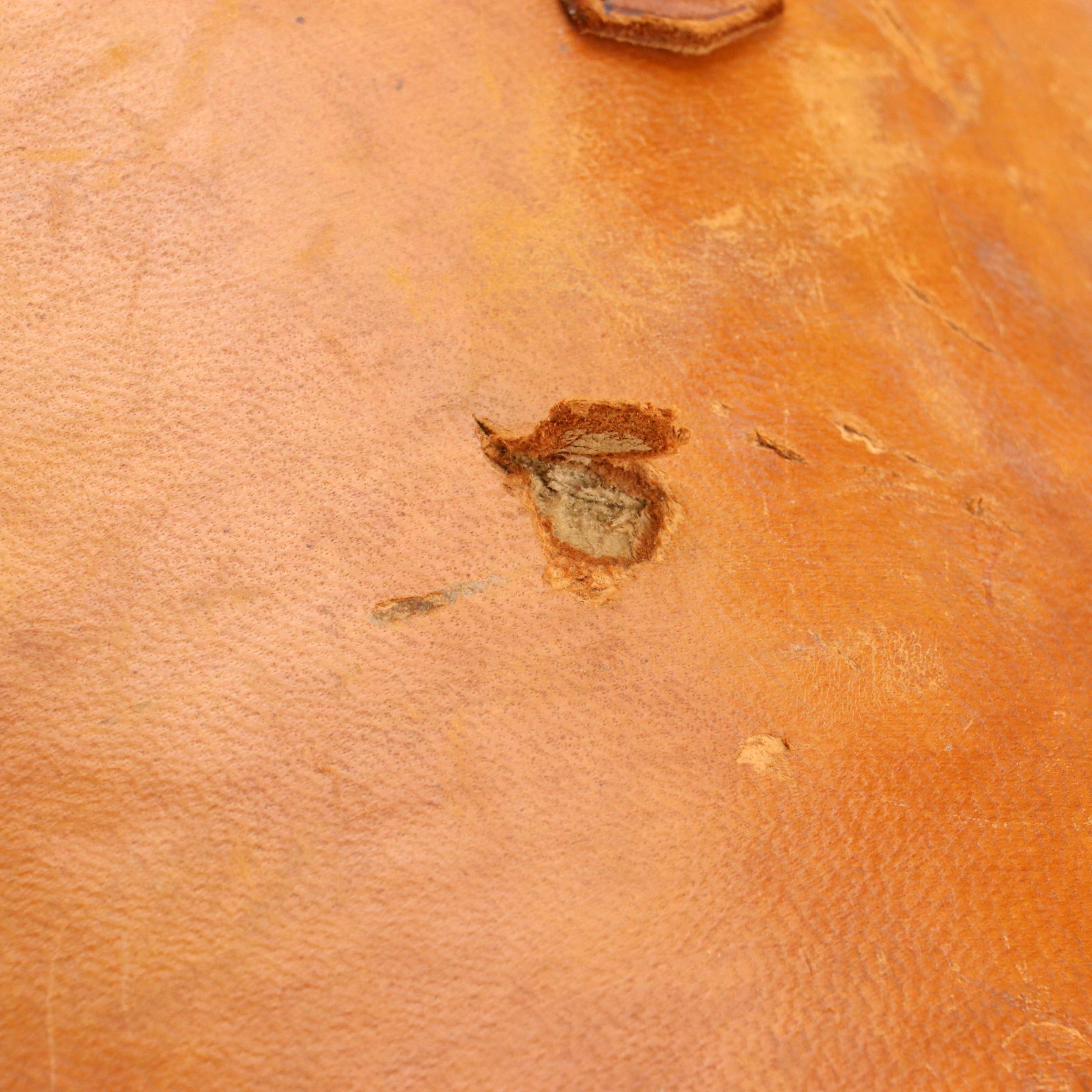 Young Bros. Beaver Fur Top Hat with Silk Band and Leather Hat Box, Late 1800s