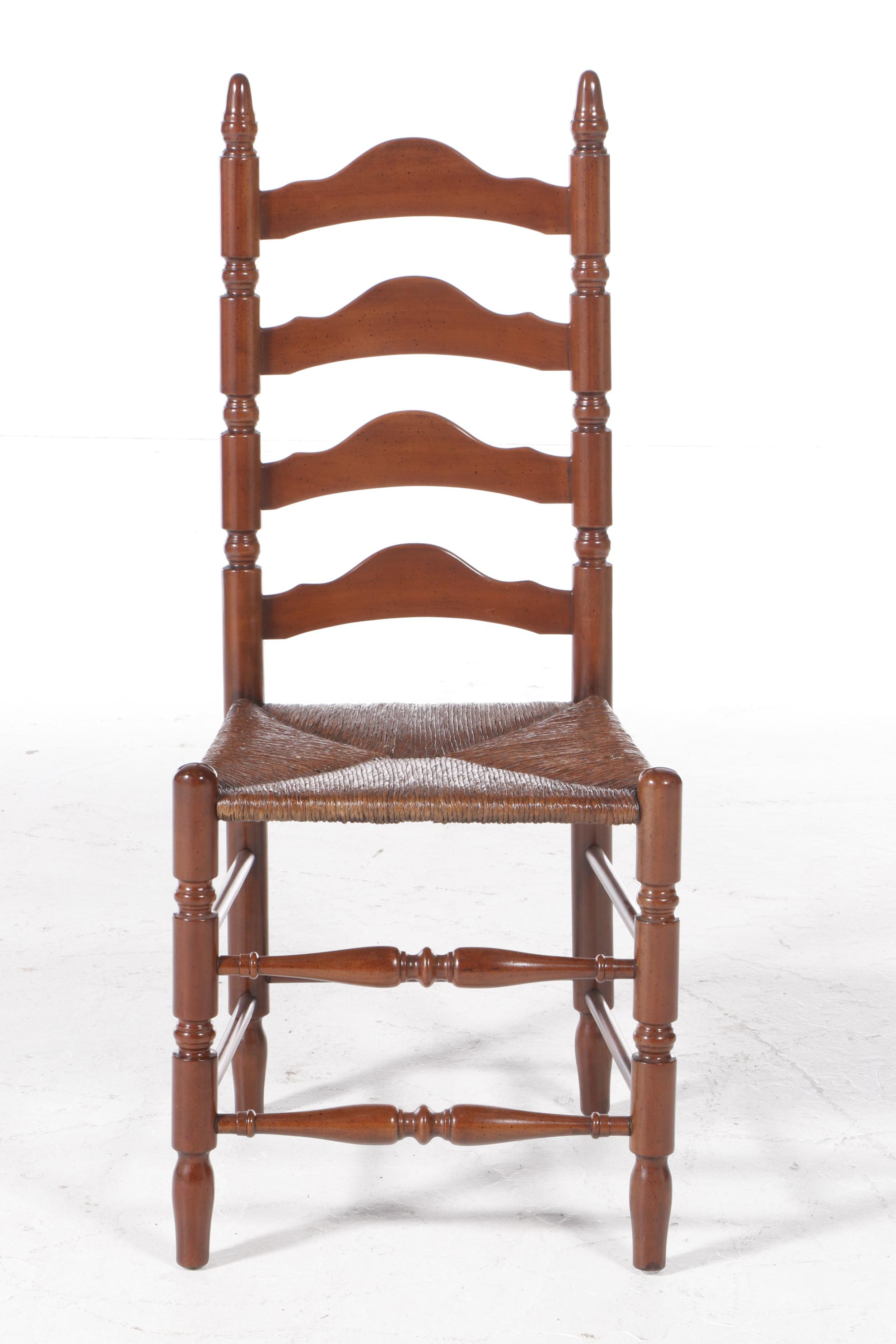 Five-Piece Colonial Style Cherrywood Dining Set, Including Davis Cabinet Company