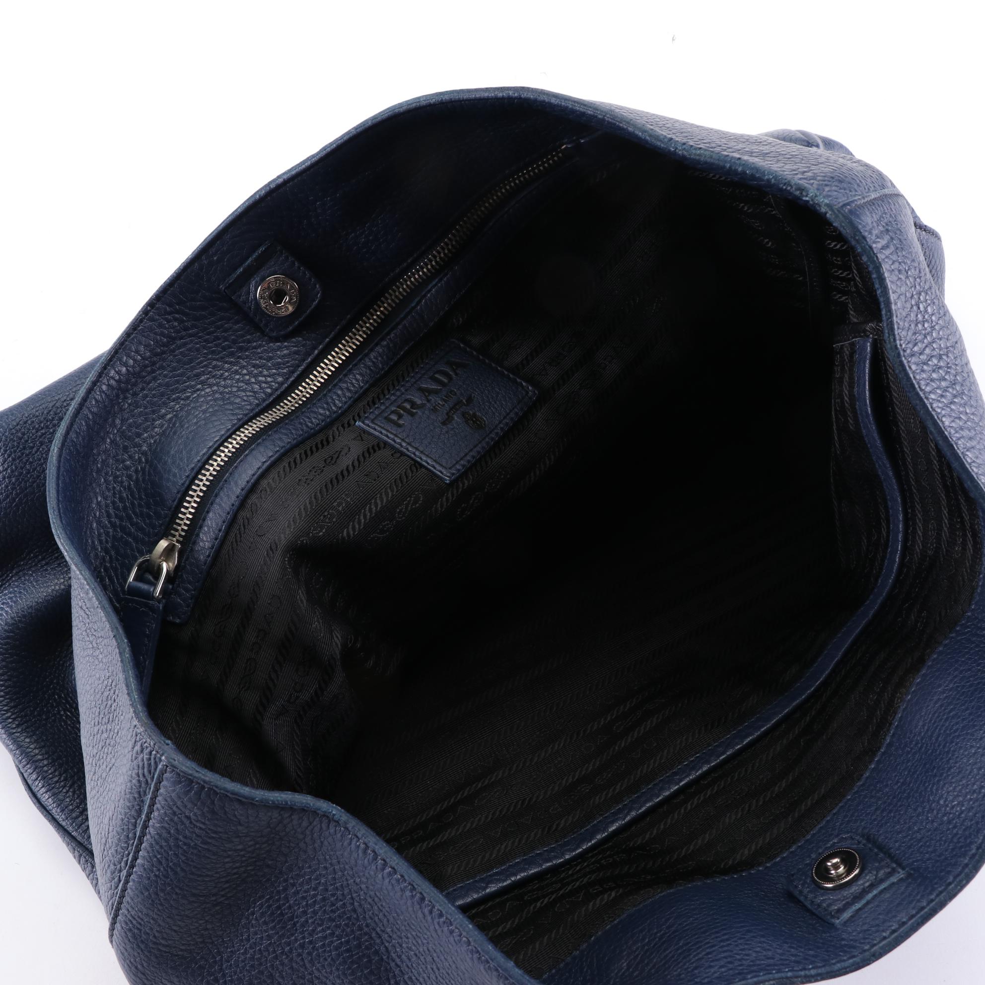 Prada Large Tote Bag in Vitello Daino Leather