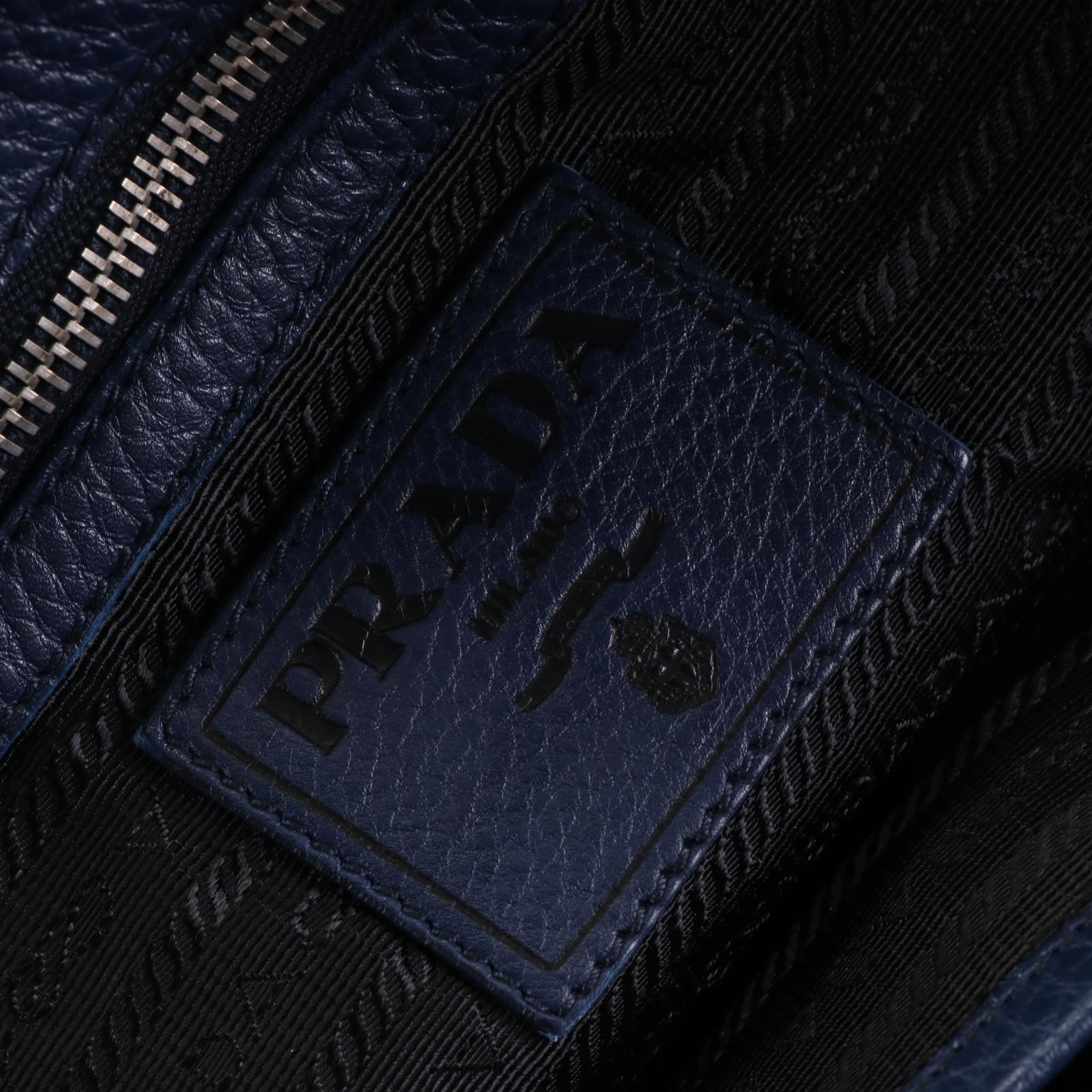 Prada Large Tote Bag in Vitello Daino Leather