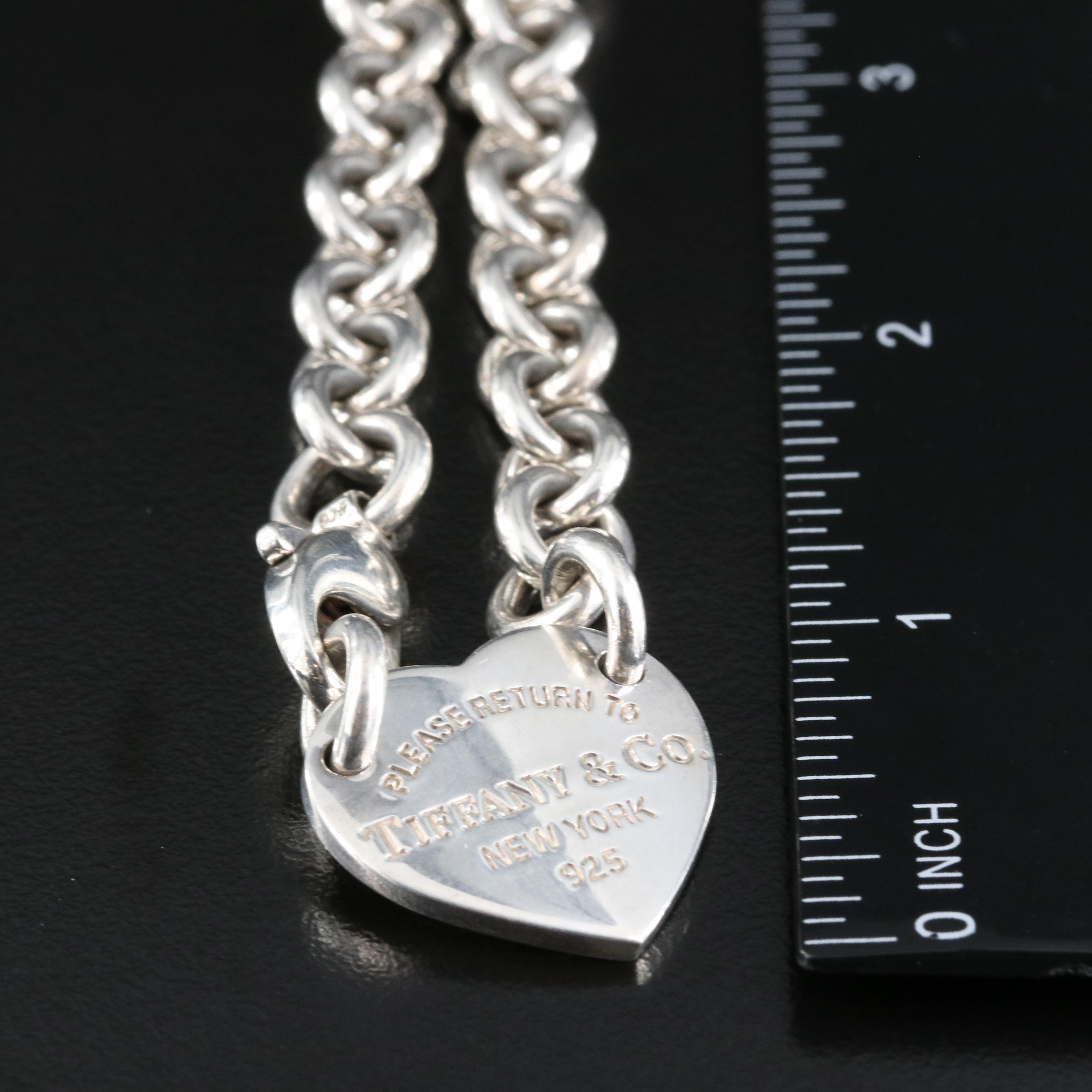Tiffany & Co. "Return to Tiffany" Sterling Heart Necklace
