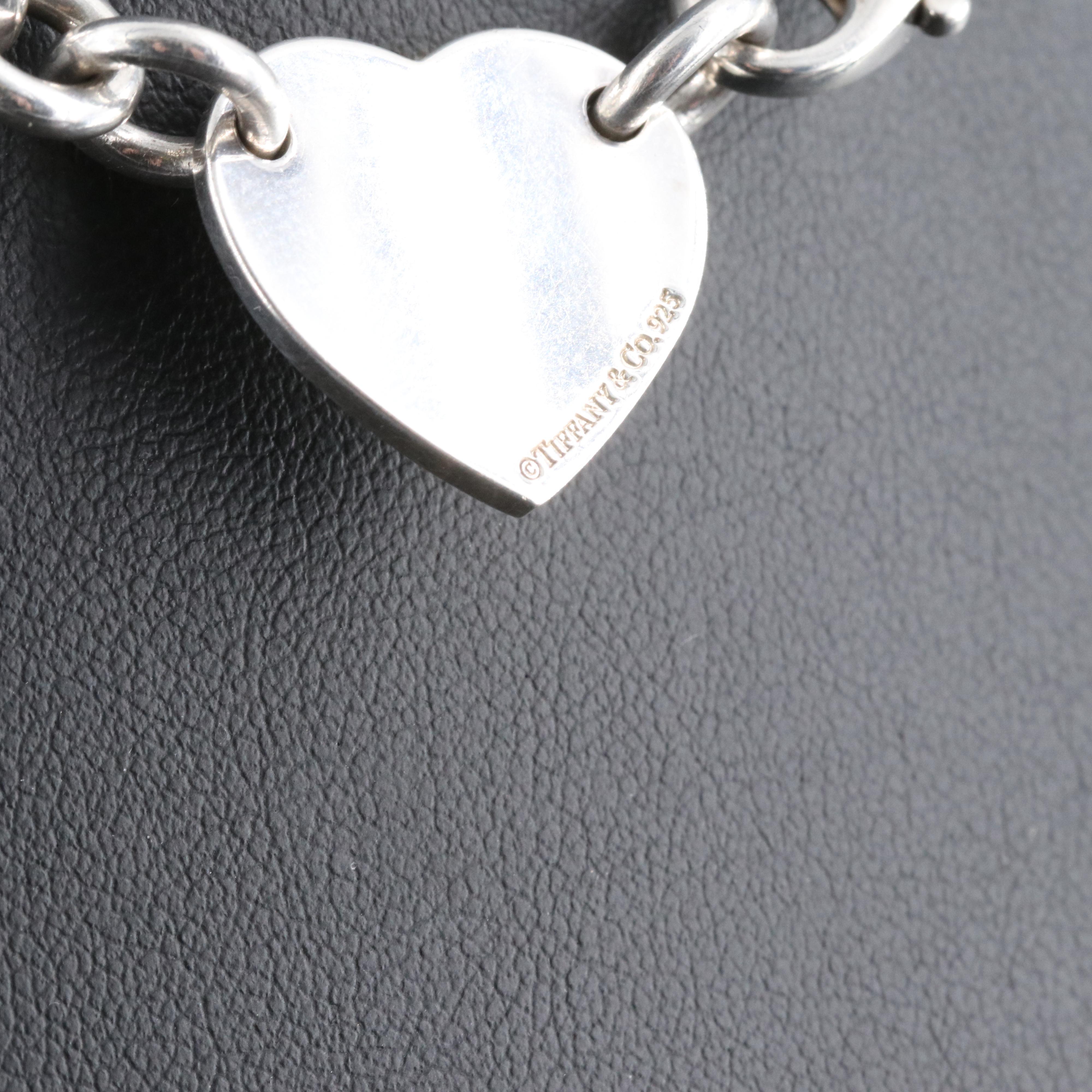 Tiffany & Co. "Return to Tiffany" Sterling Heart Necklace