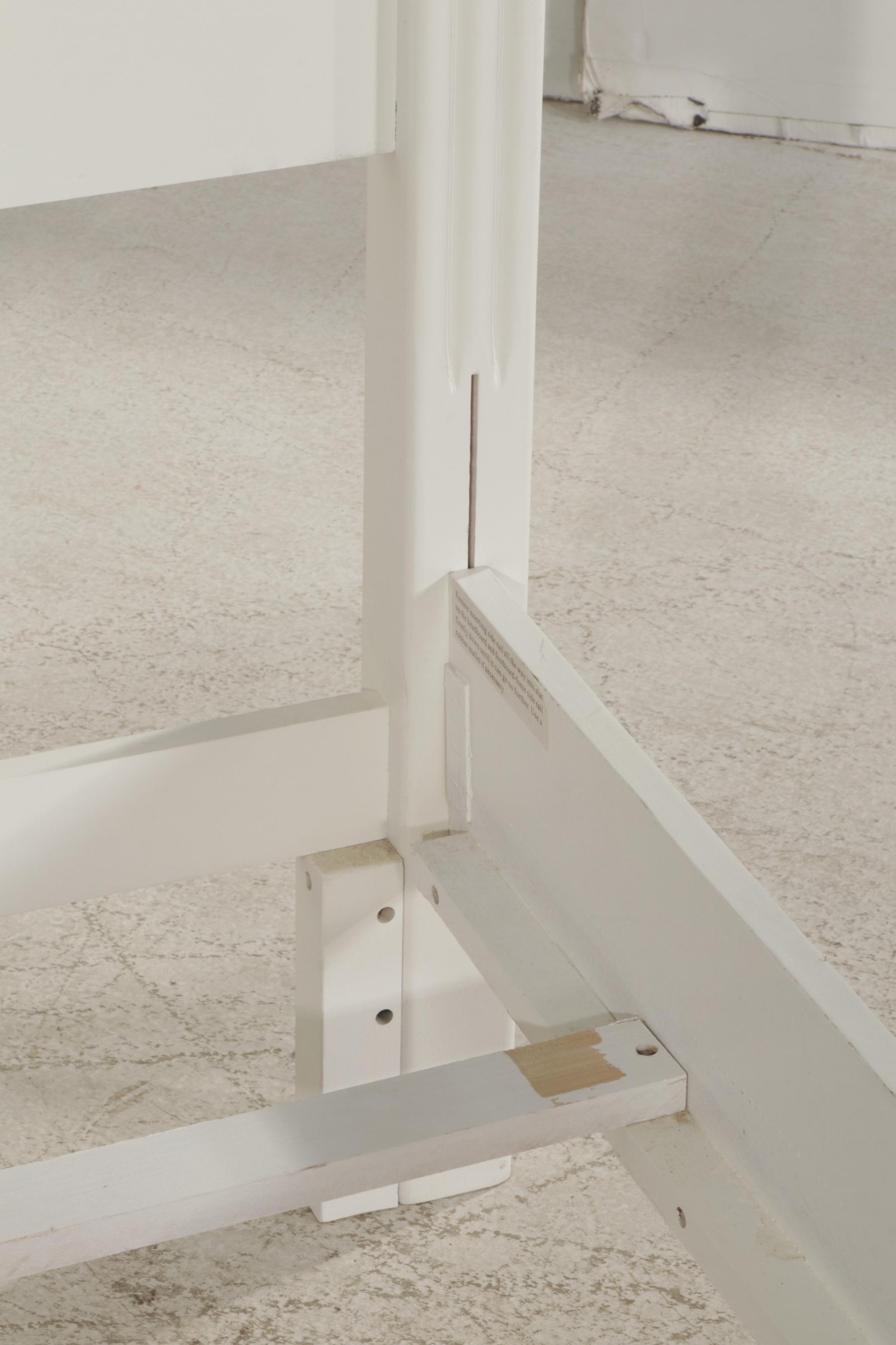 American Signature White-Painted Wooden Bedroom Suite