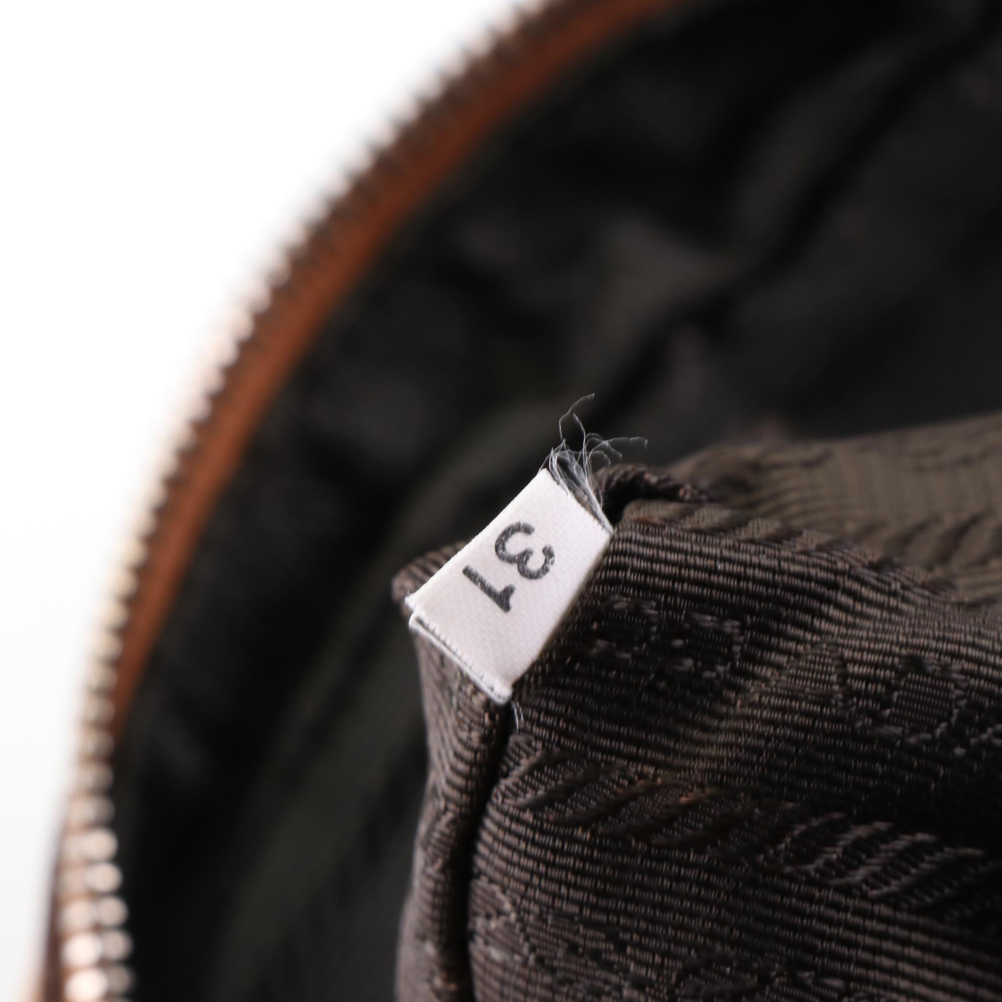 Prada Vitello Drive Bowler Bag in Perforated Leather