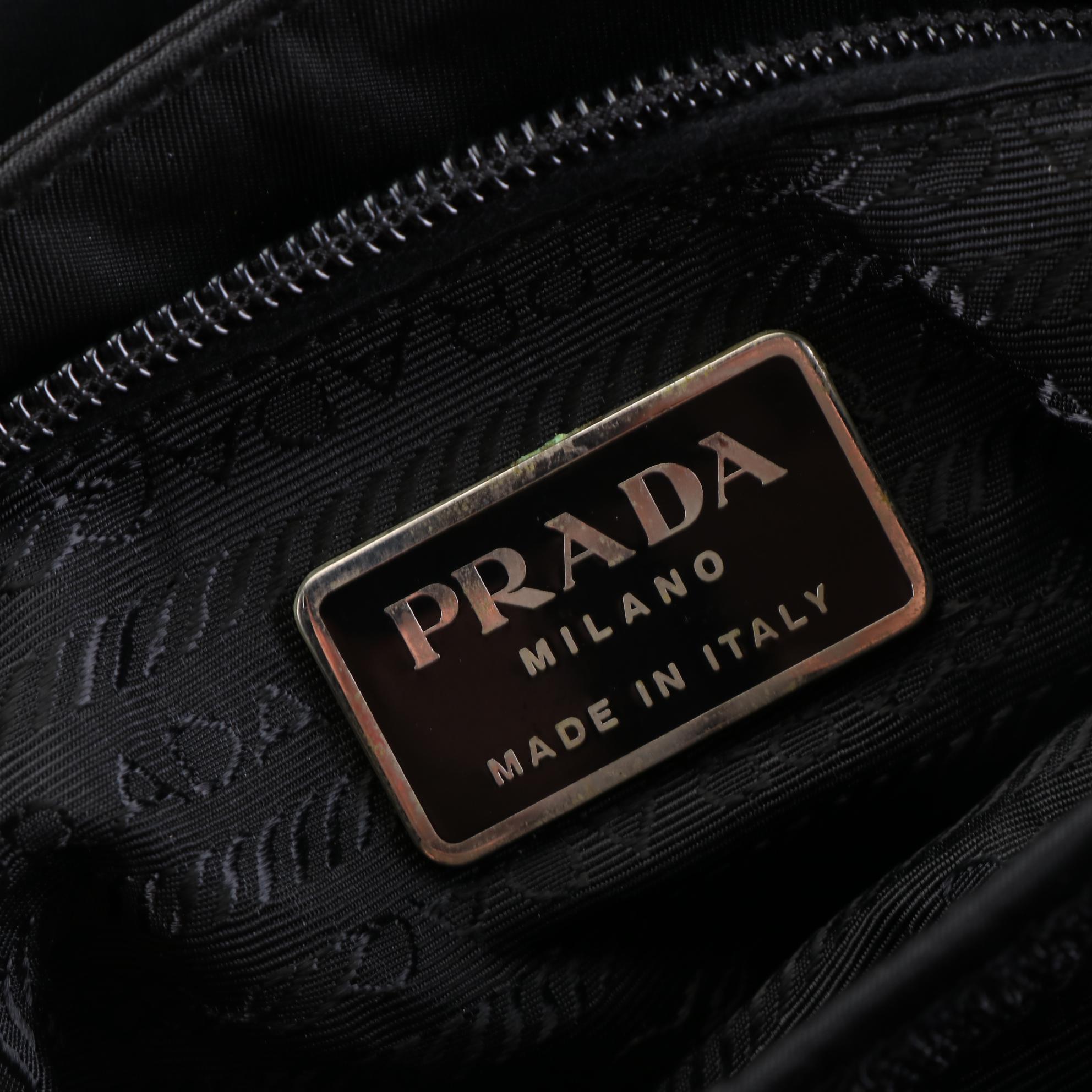 Prada Shoulder Bag in Black Tessuto Nylon
