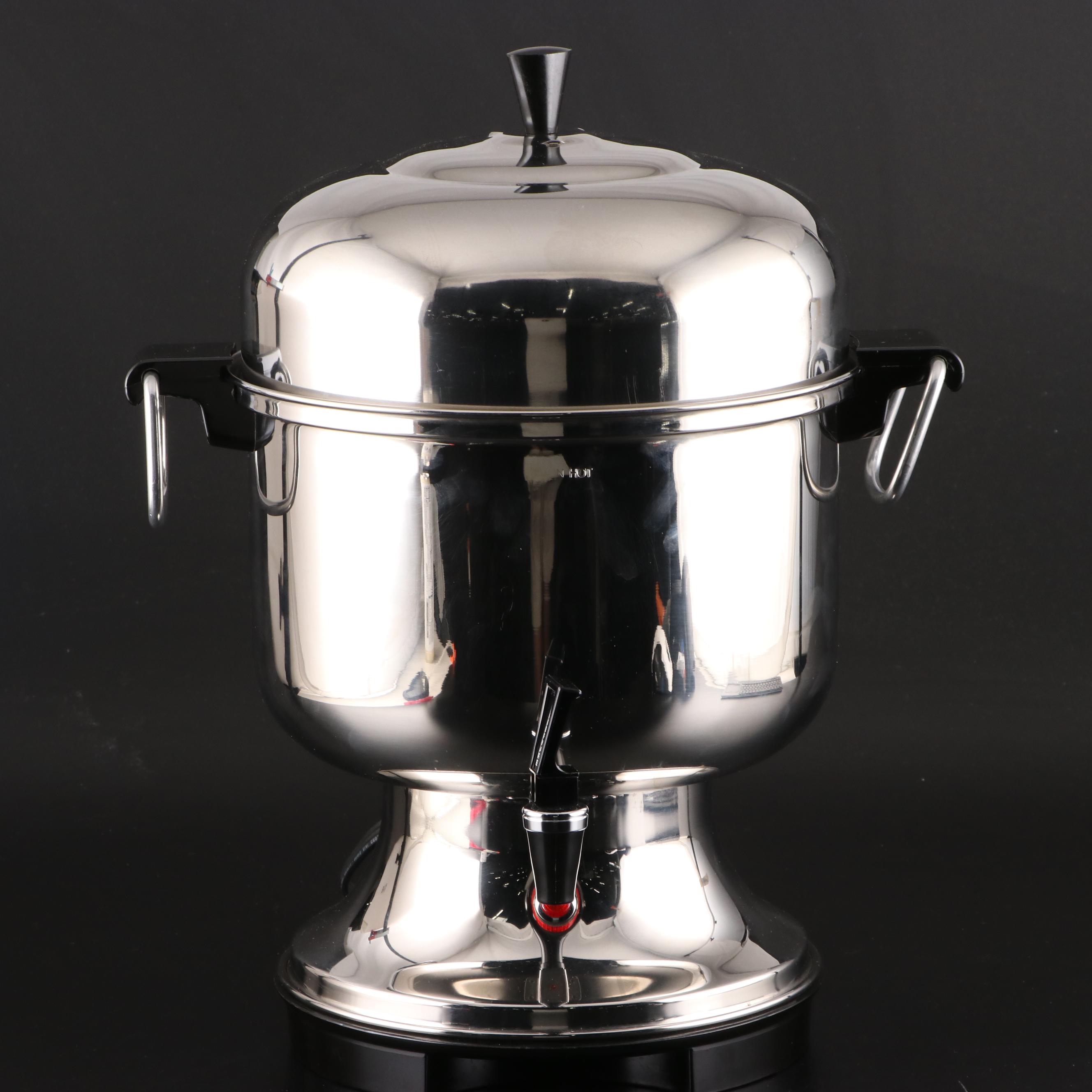 Farberware Stainless Steel Automatic Coffee Urn, Late 20th Century