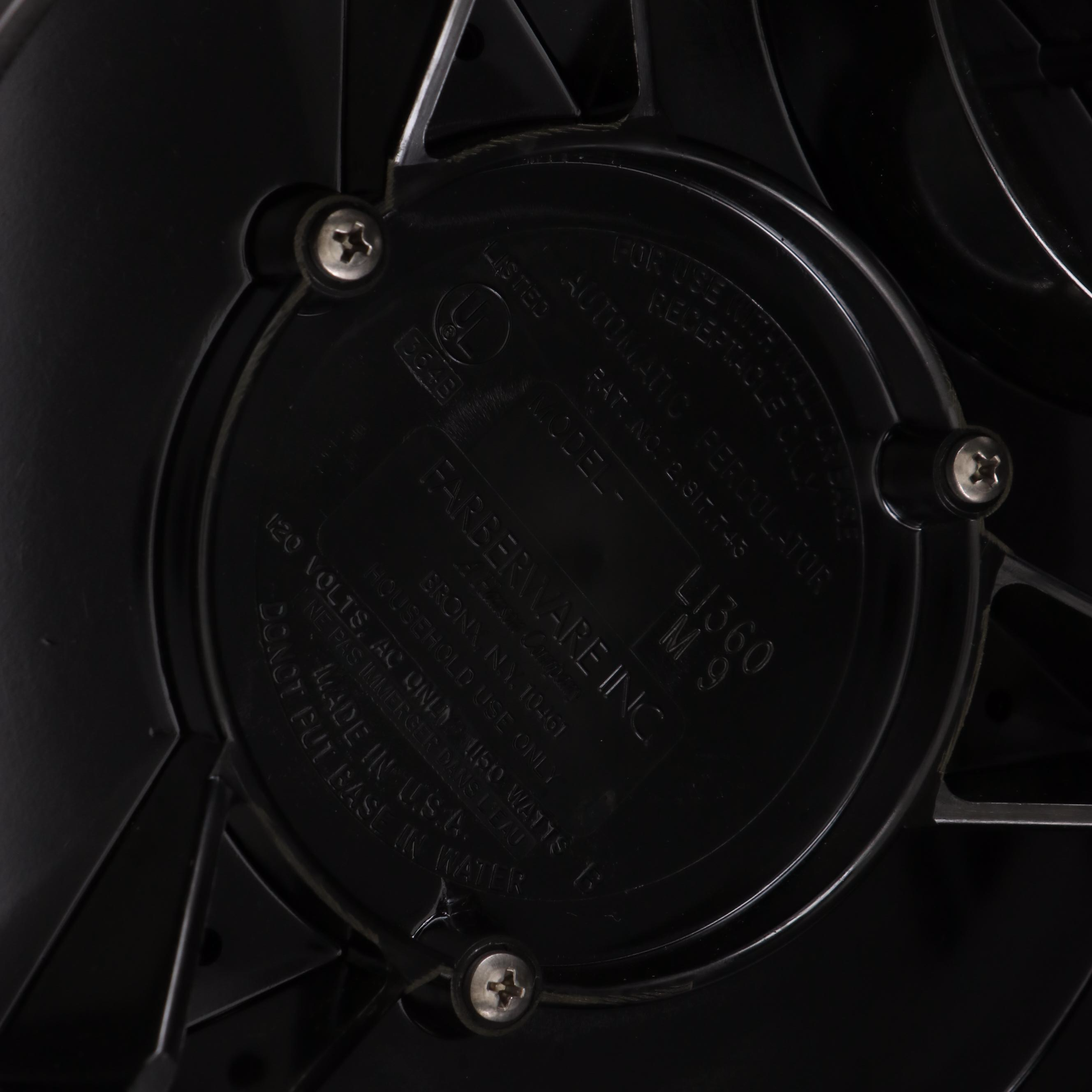 Farberware Stainless Steel Automatic Coffee Urn, Late 20th Century