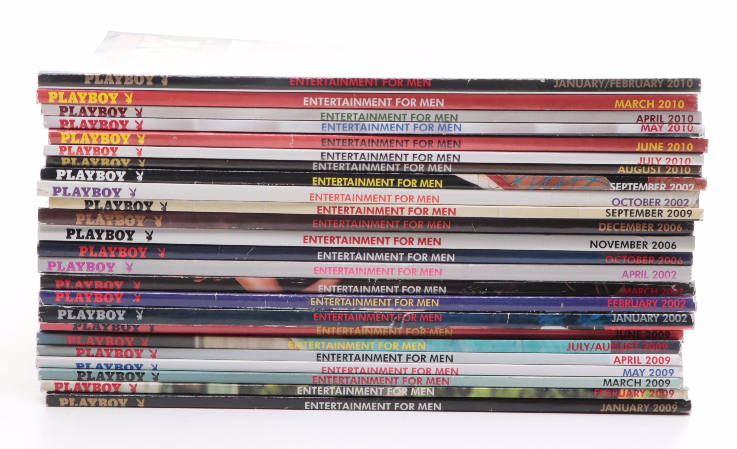 "Playboy" Magazine Issues, 2002–2010