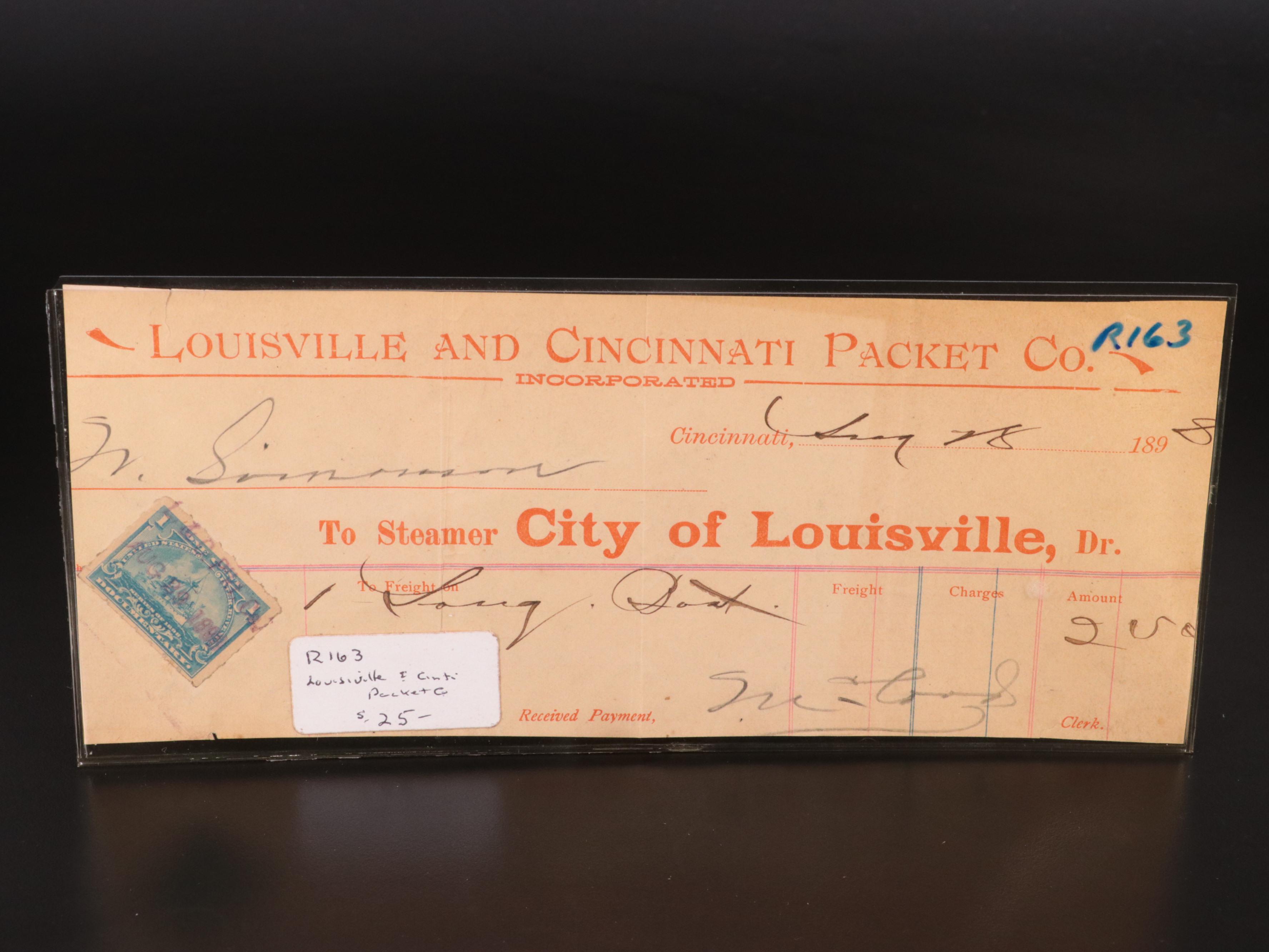 Collection of Antique Checks, 1870s to 1930s