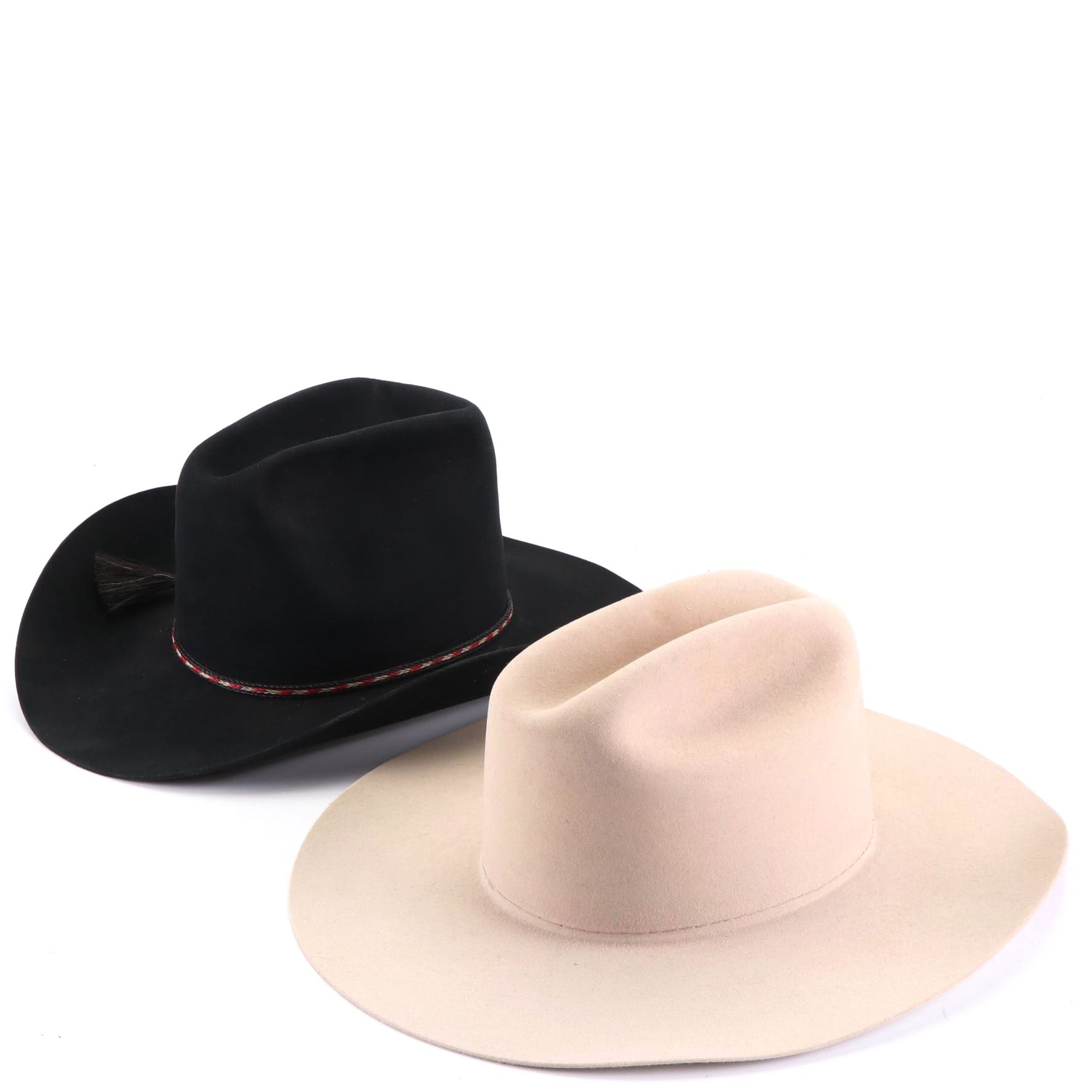 Stetson Conway Western Hat and Resistol Las Vegas Western Hat in Beaver Felt
