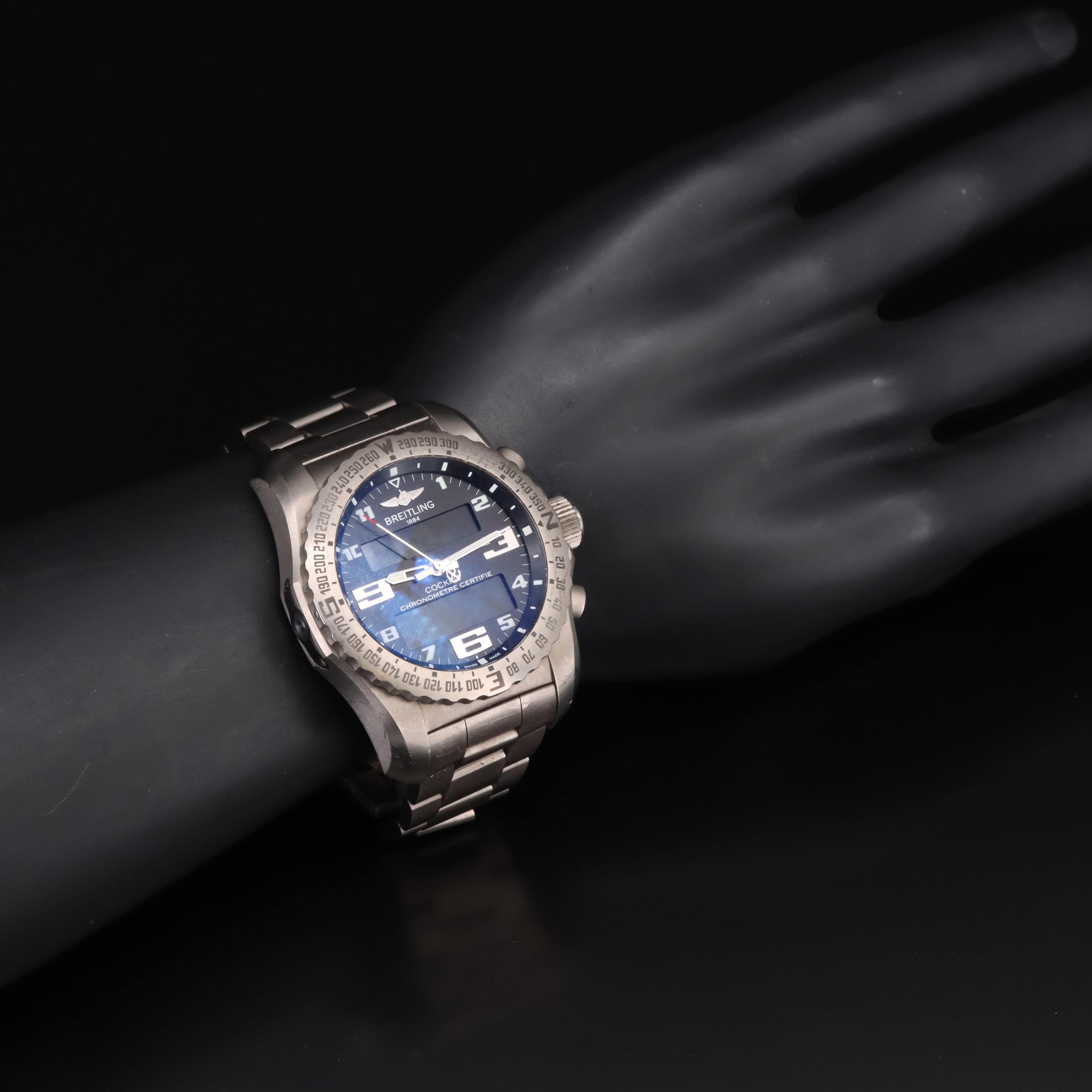 Breitling Cockpit B50 Titanium Chronograph Quartz Watch