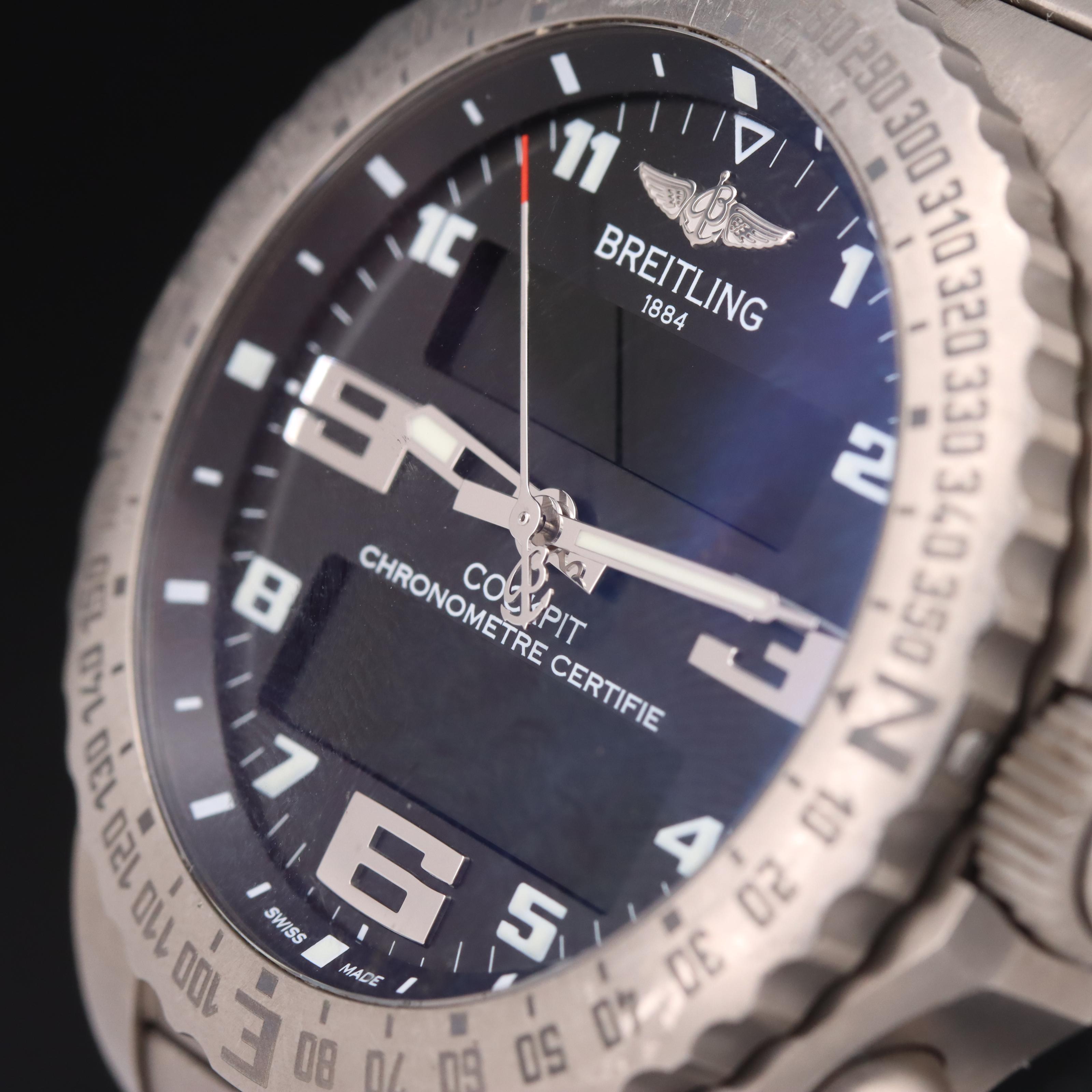 Breitling Cockpit B50 Titanium Chronograph Quartz Watch
