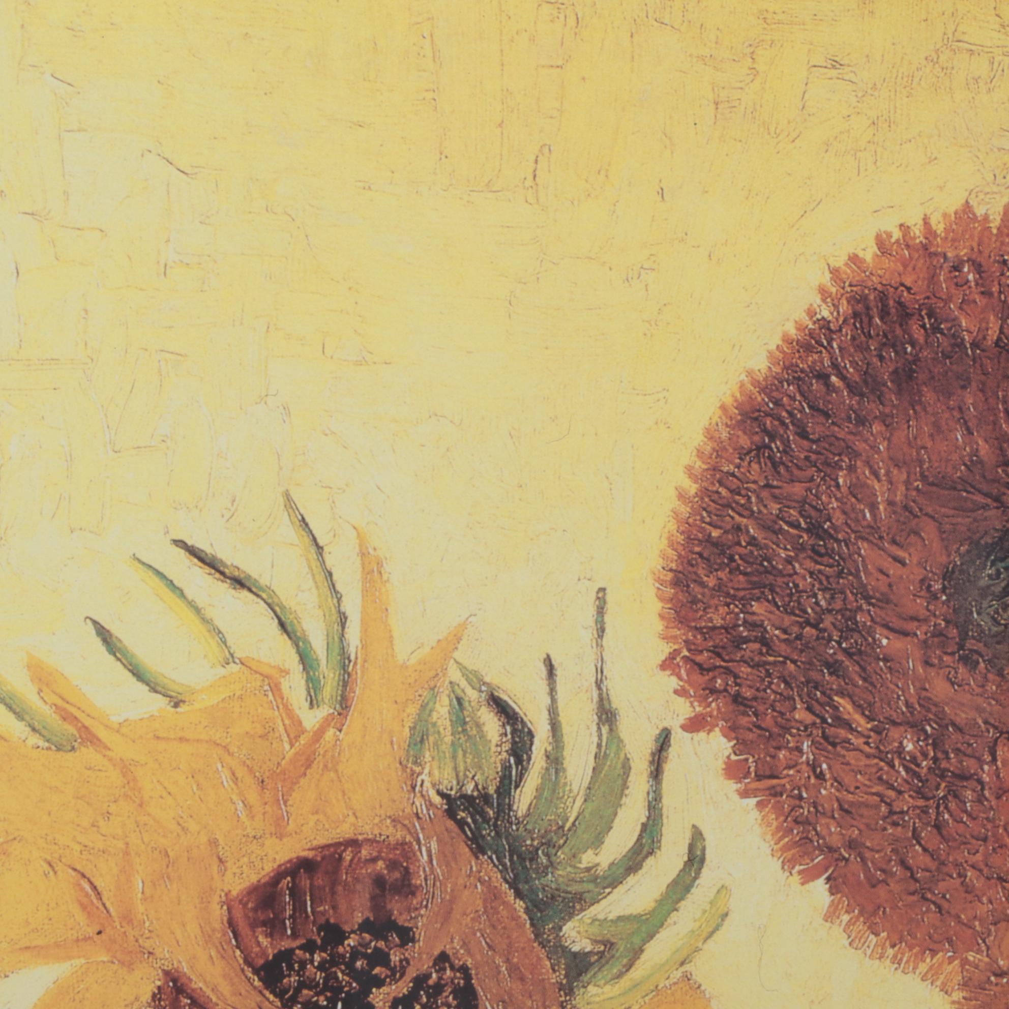 Offset Lithograph After Vincent van Gogh "Sunflowers," Circa 2000