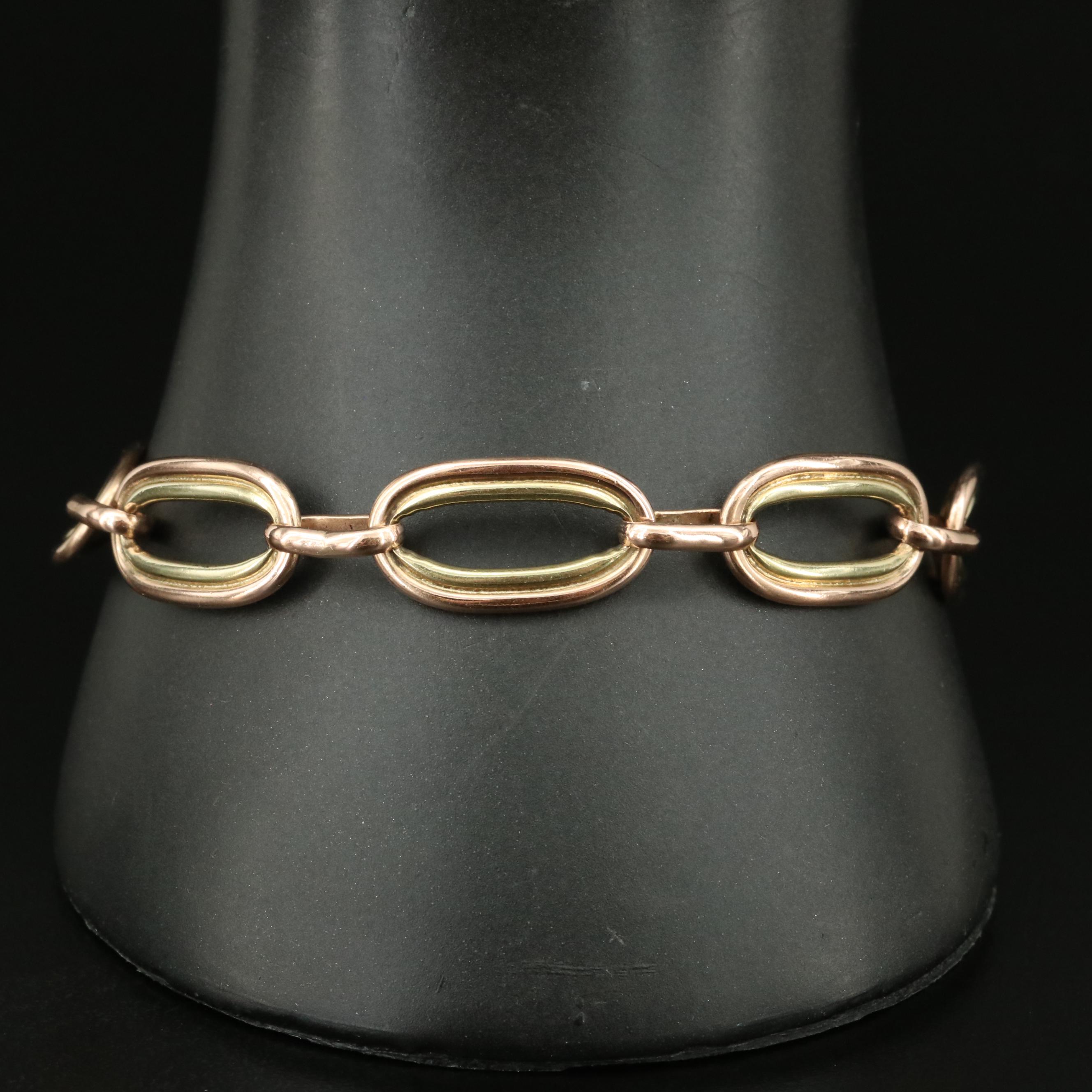 14K Cable Bracelet