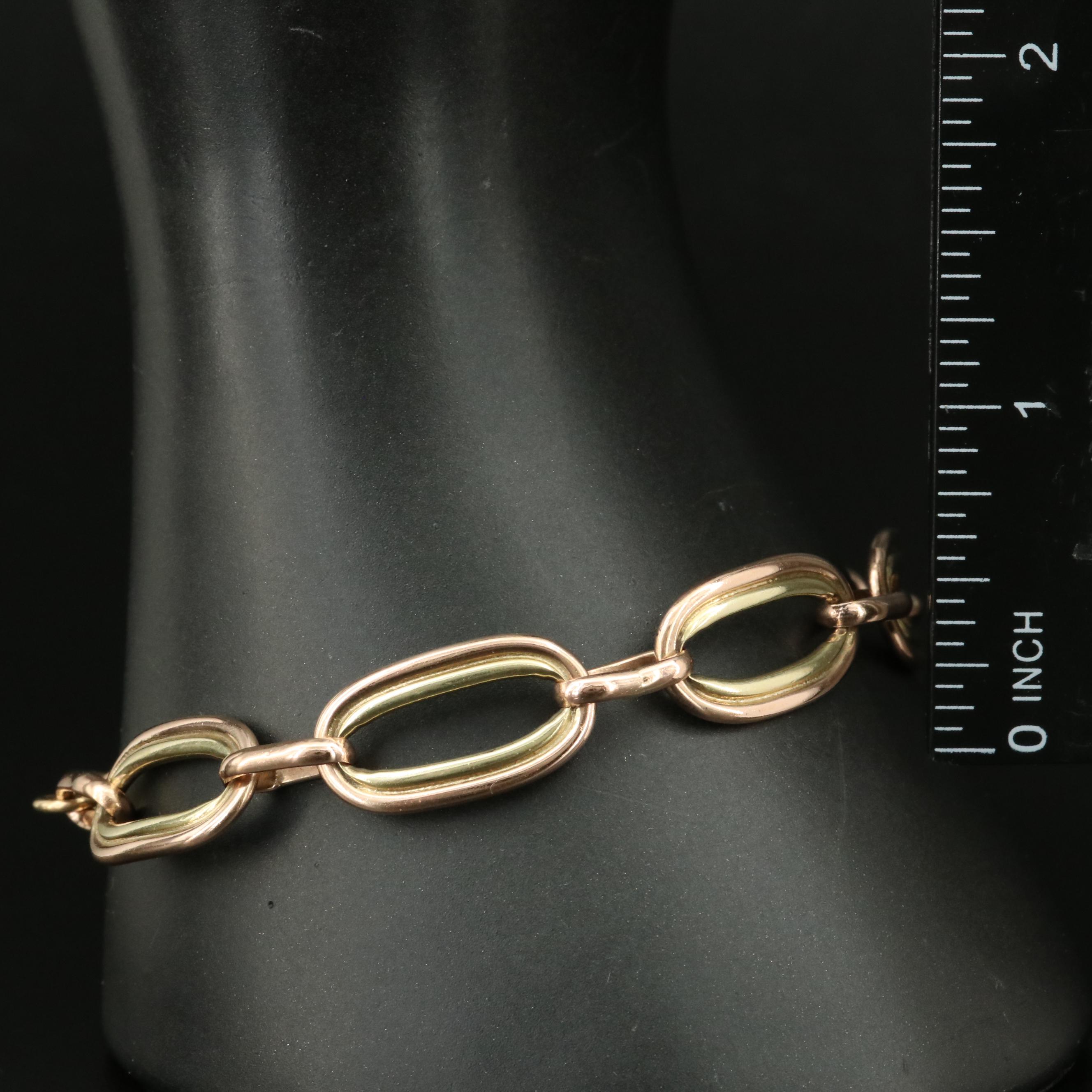 14K Cable Bracelet