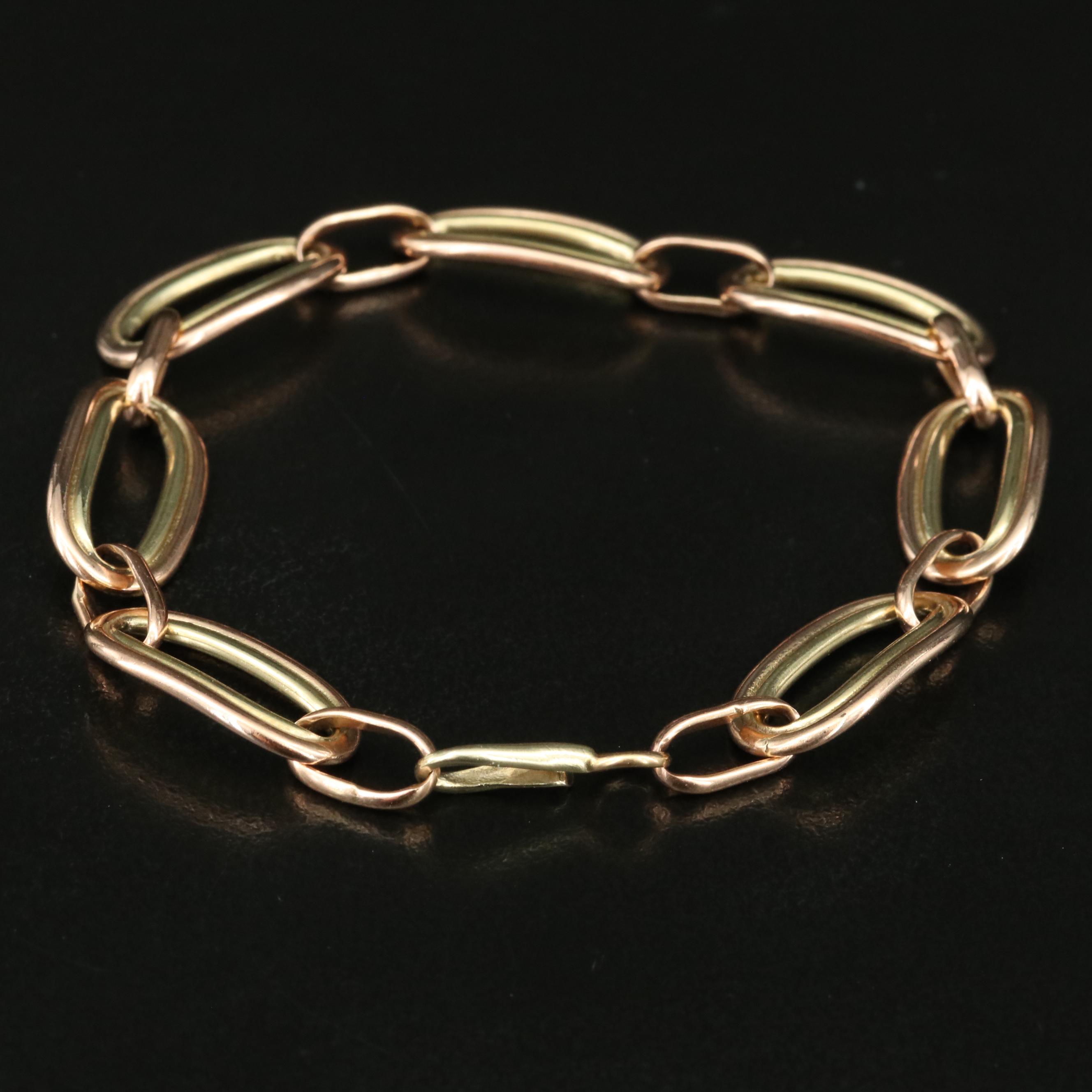 14K Cable Bracelet