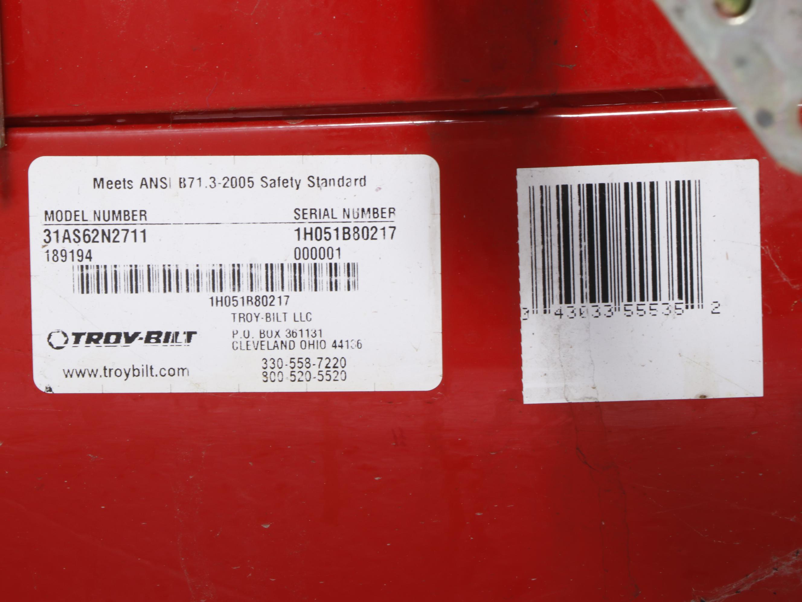 Troy-Bilt Storm 2410 Snow Blower