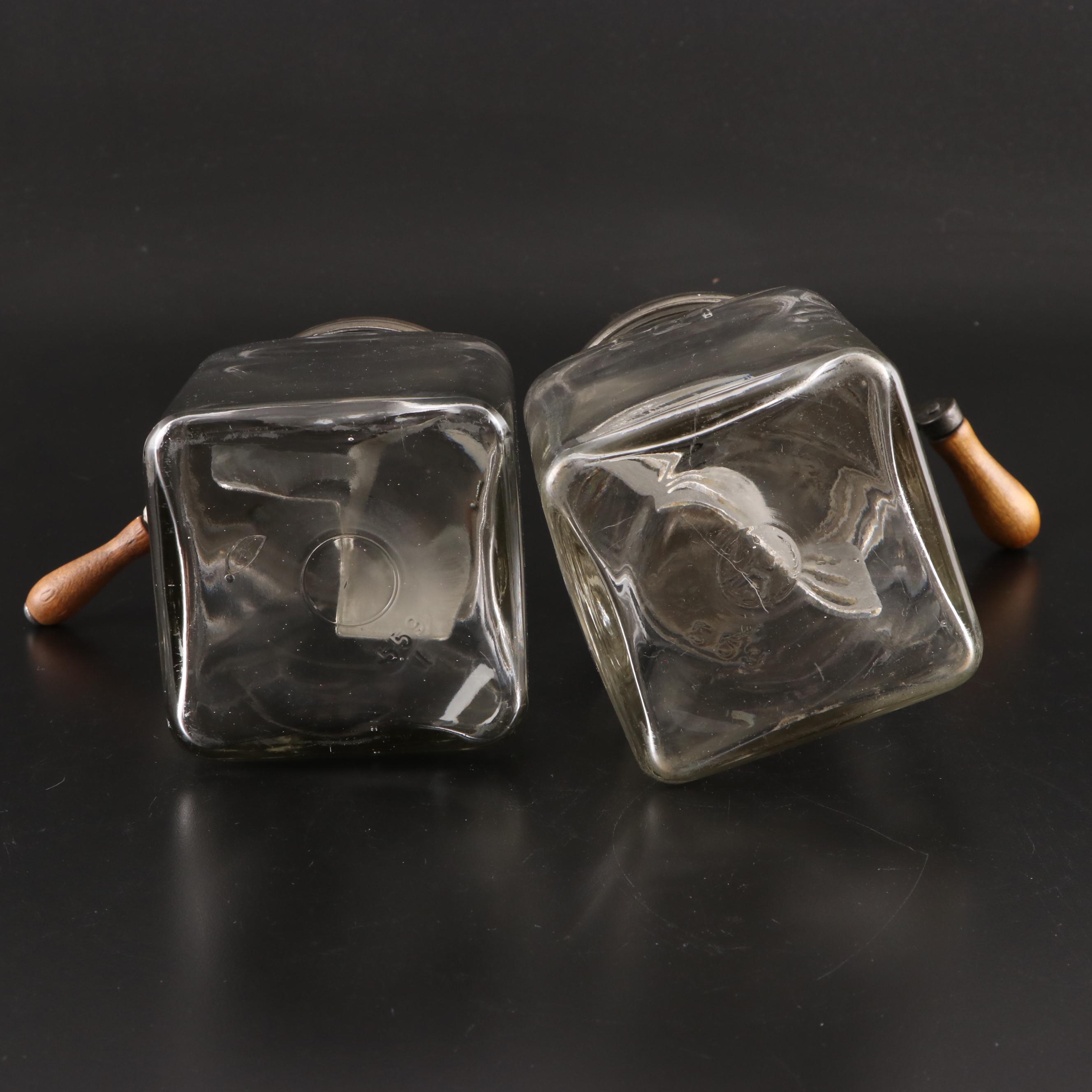 Dazey Churn and Hazel-Atlas Primitive Butter Churns, Early to Mid 20th