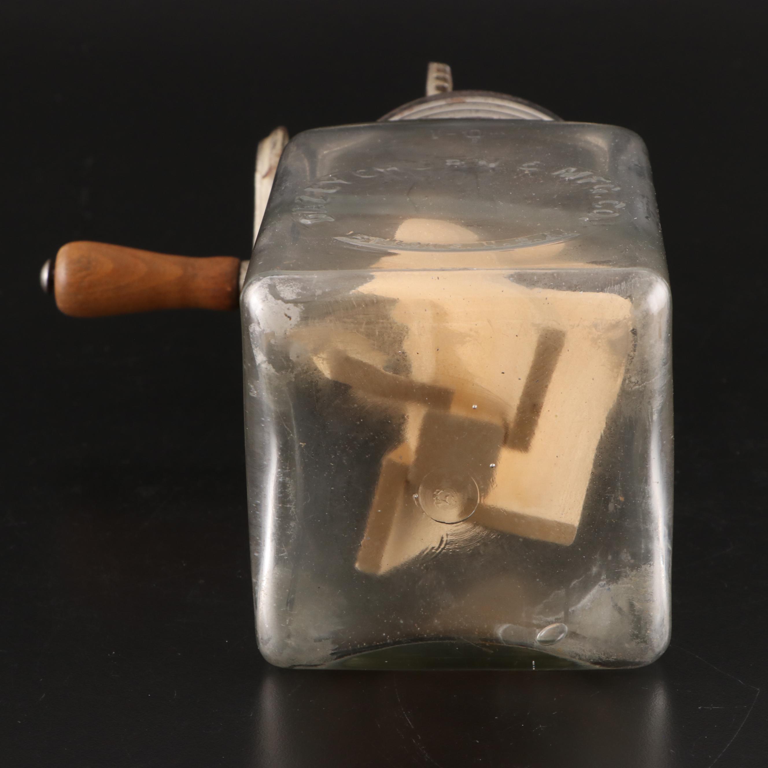 Dazey Churn and Hazel-Atlas Primitive Butter Churns, Early to Mid 20th