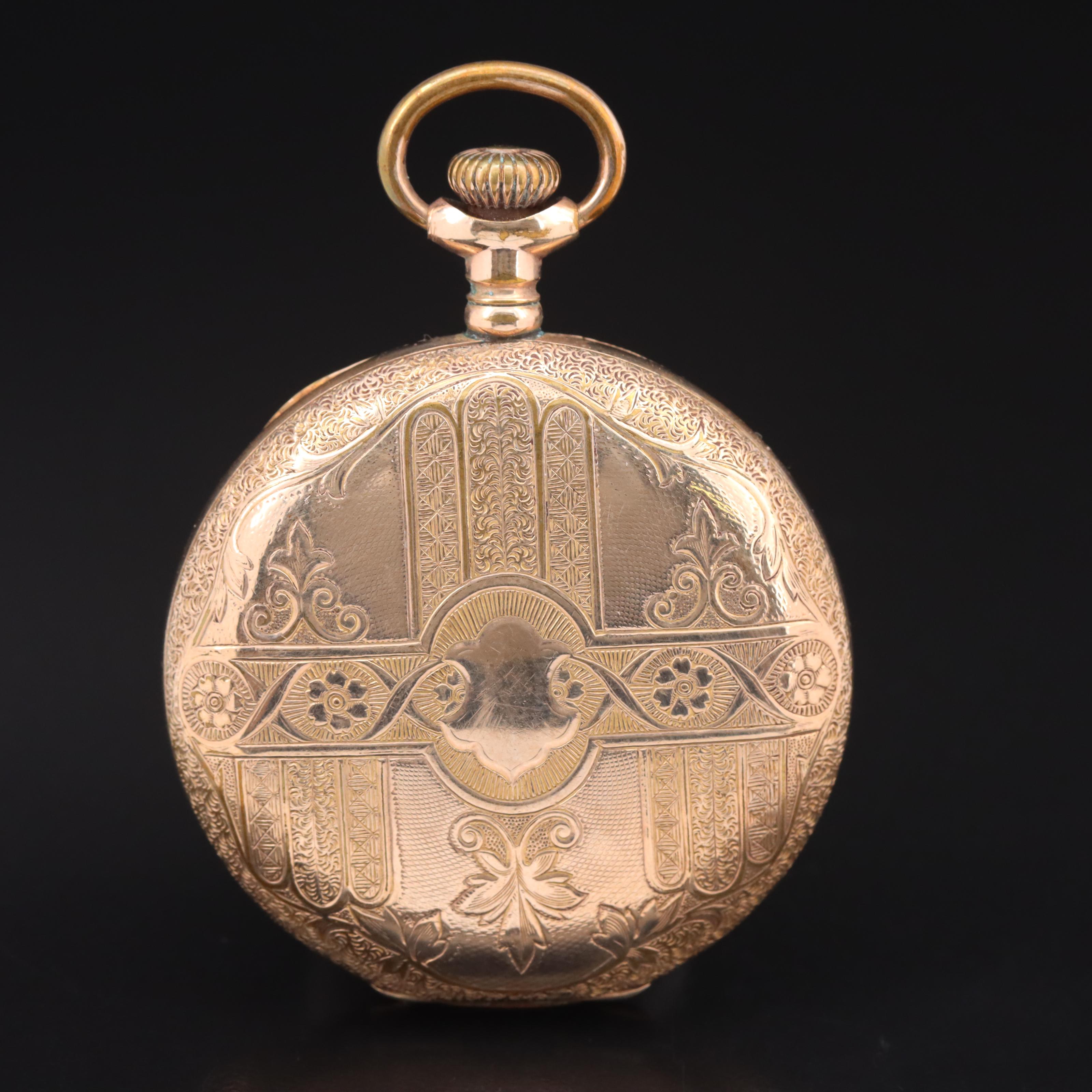 1911 Elgin Hunter Case Pocket Watch