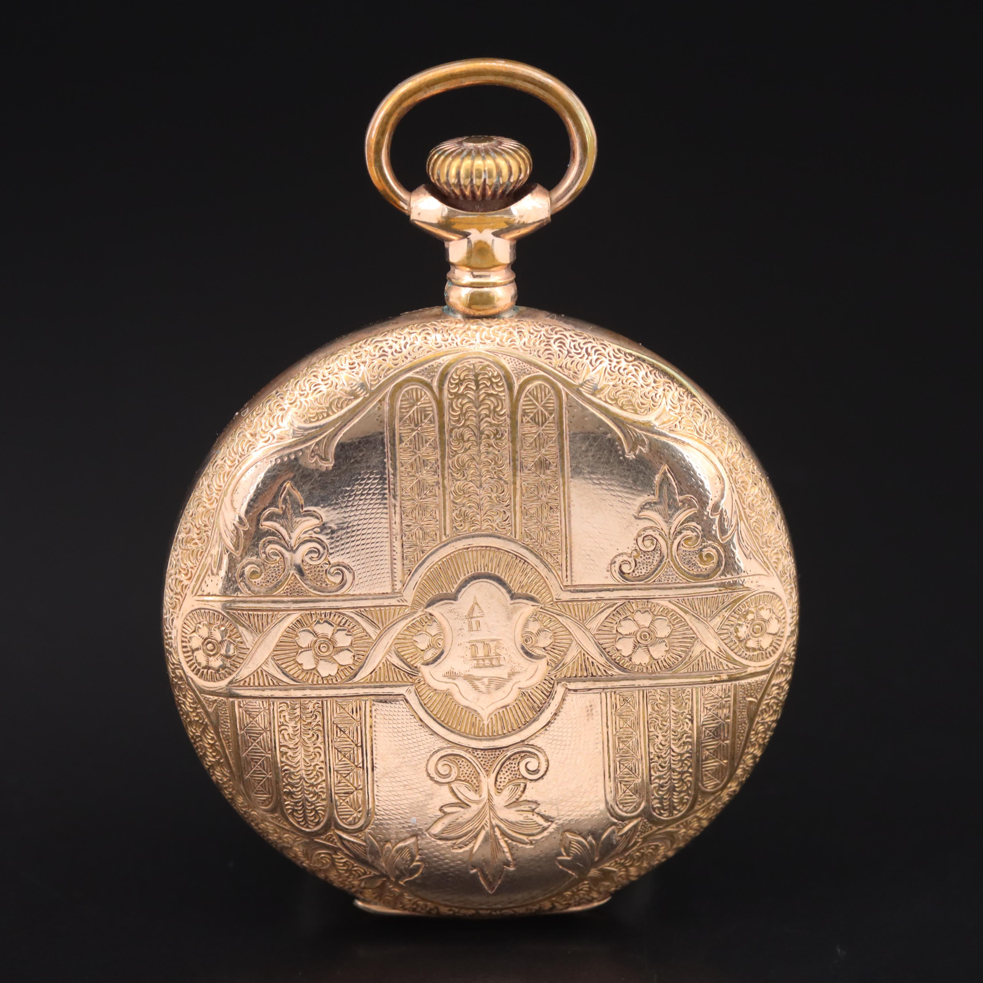 1911 Elgin Hunter Case Pocket Watch