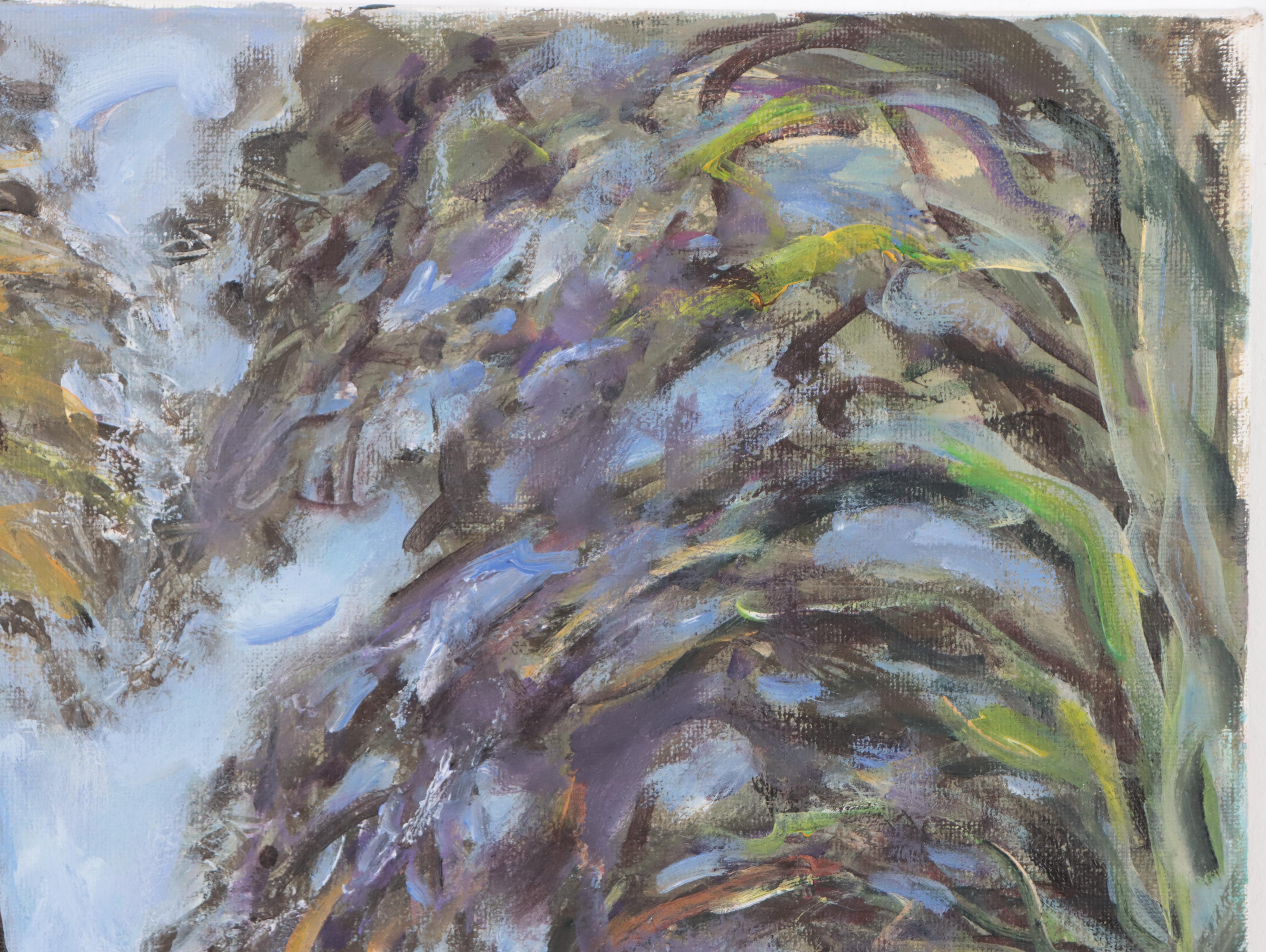 Marina Mozhayeva Street View Acrylic Painting, 21st Century