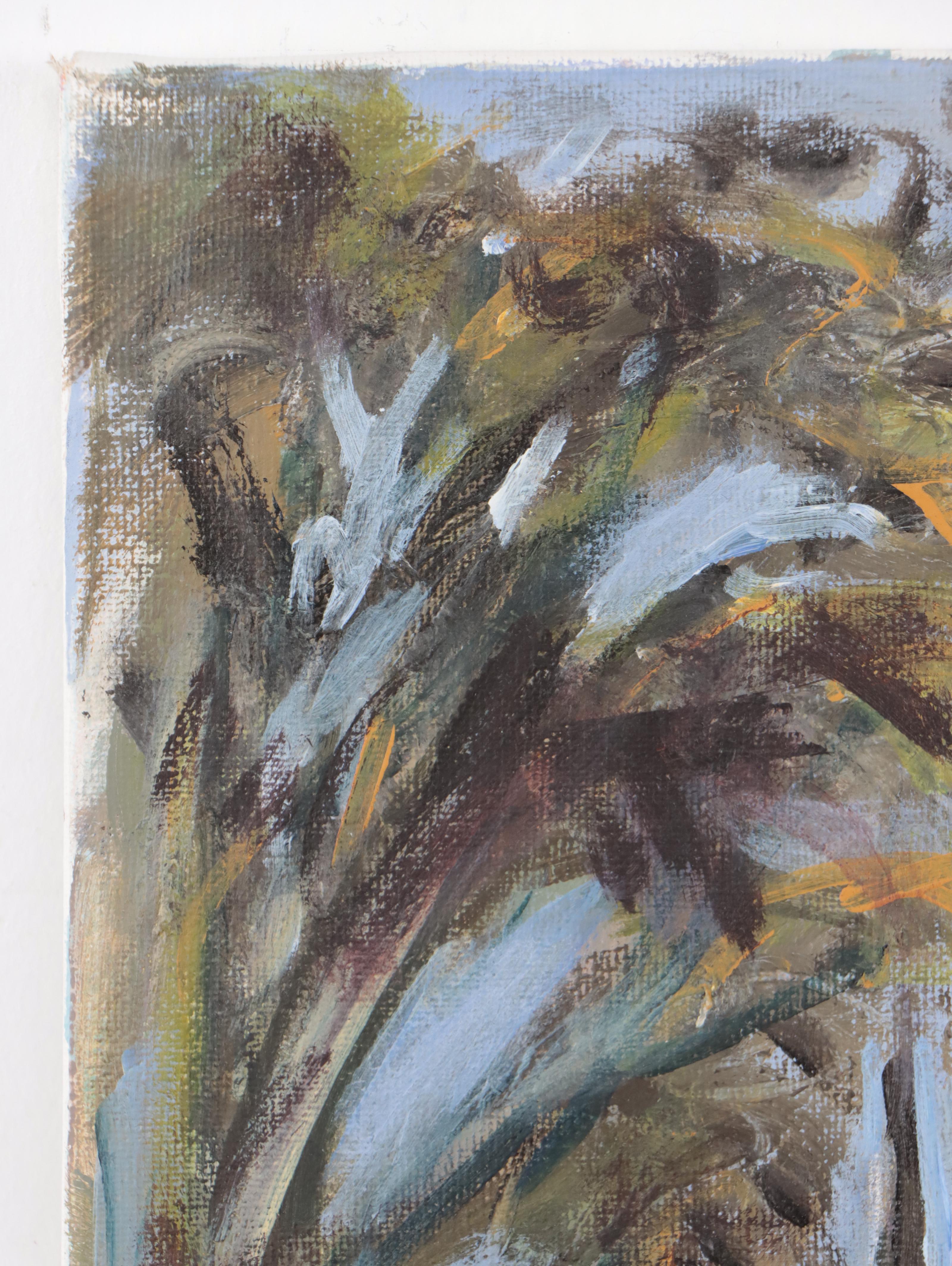 Marina Mozhayeva Street View Acrylic Painting, 21st Century