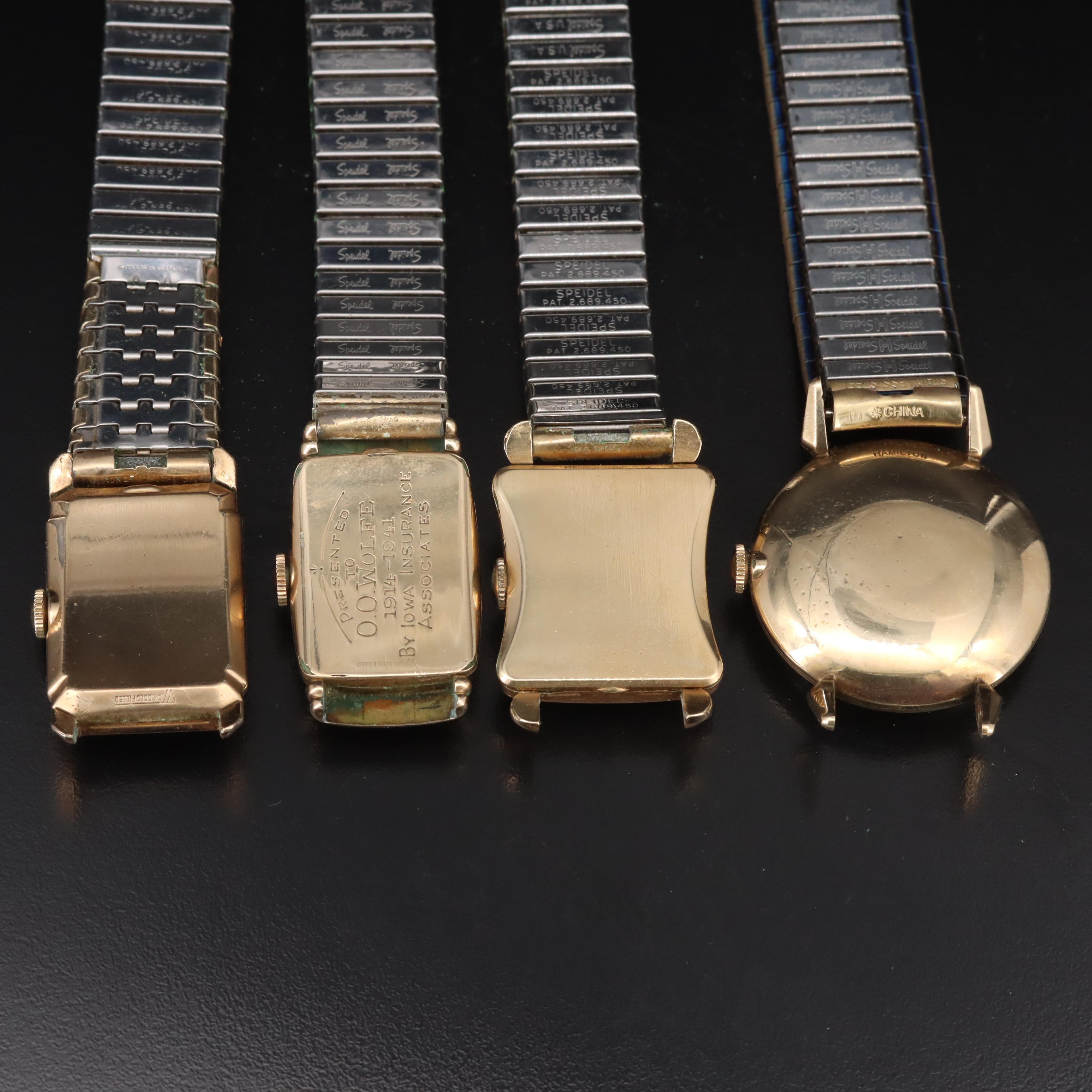 Vintage Hamilton's and Lord Elgin Gold-Filled Watches