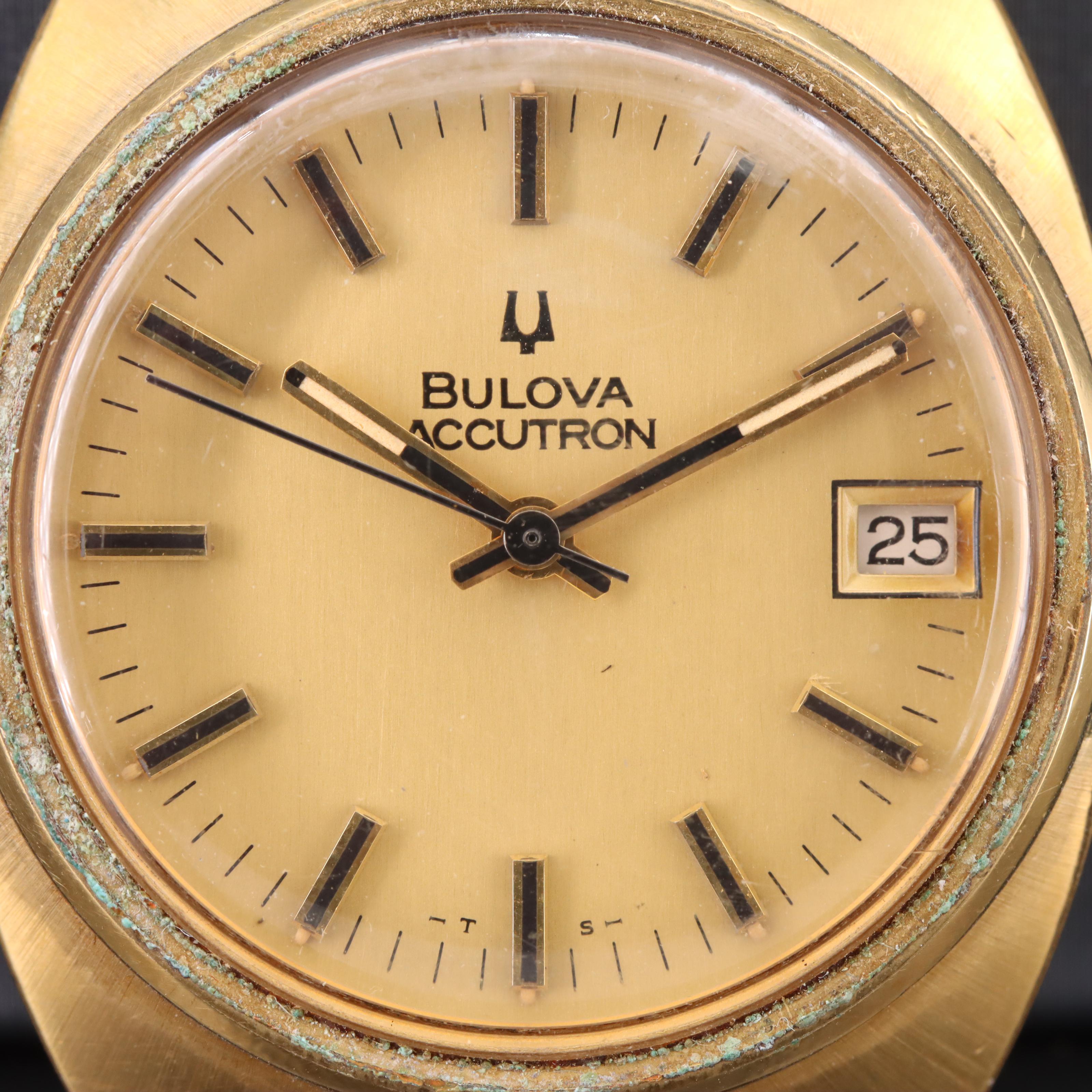 1975 Gold-Plated Bulova Accutron Watch