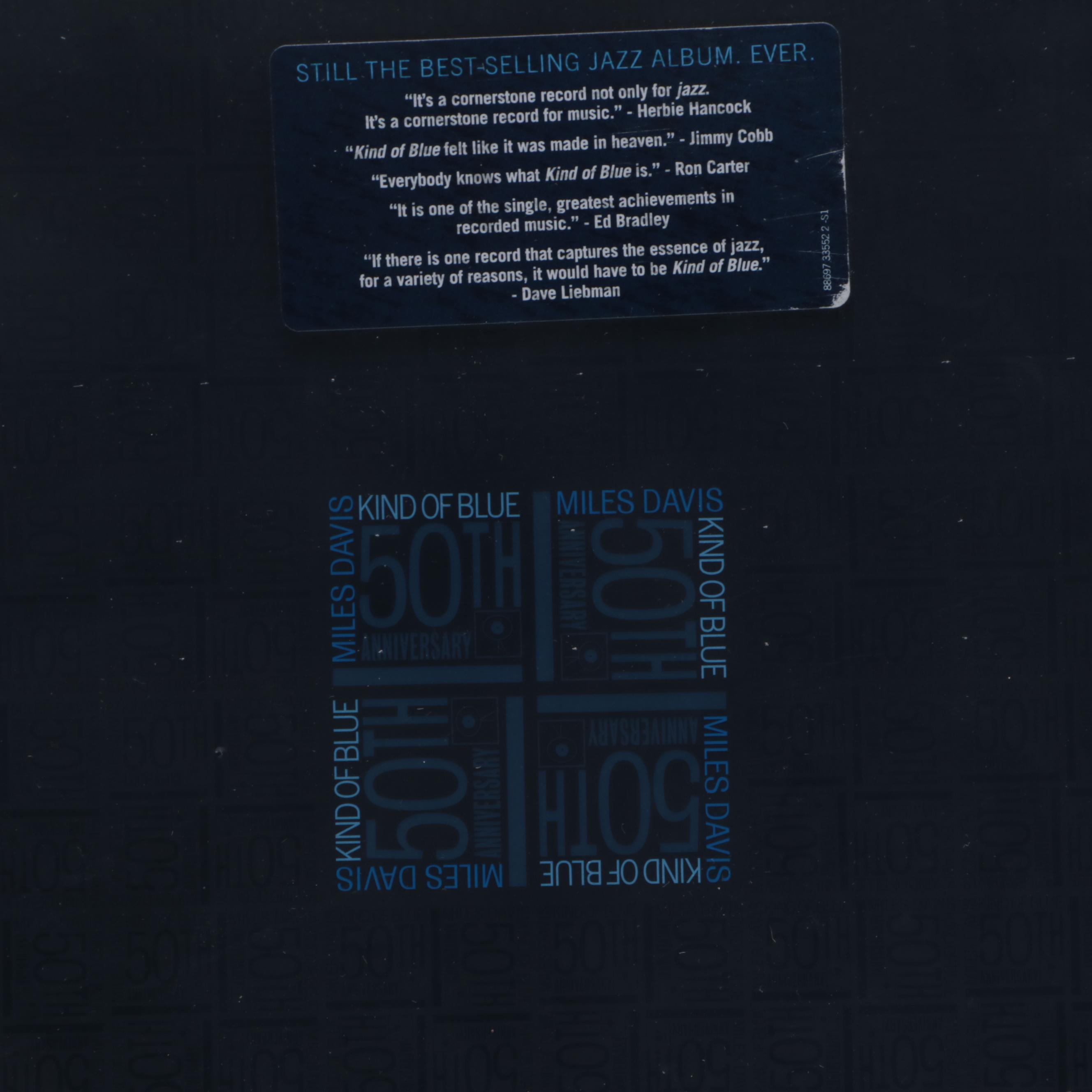 Miles Davis "Kind of Blue" 50th Anniversary CD, Record, and DVD Album Box Set