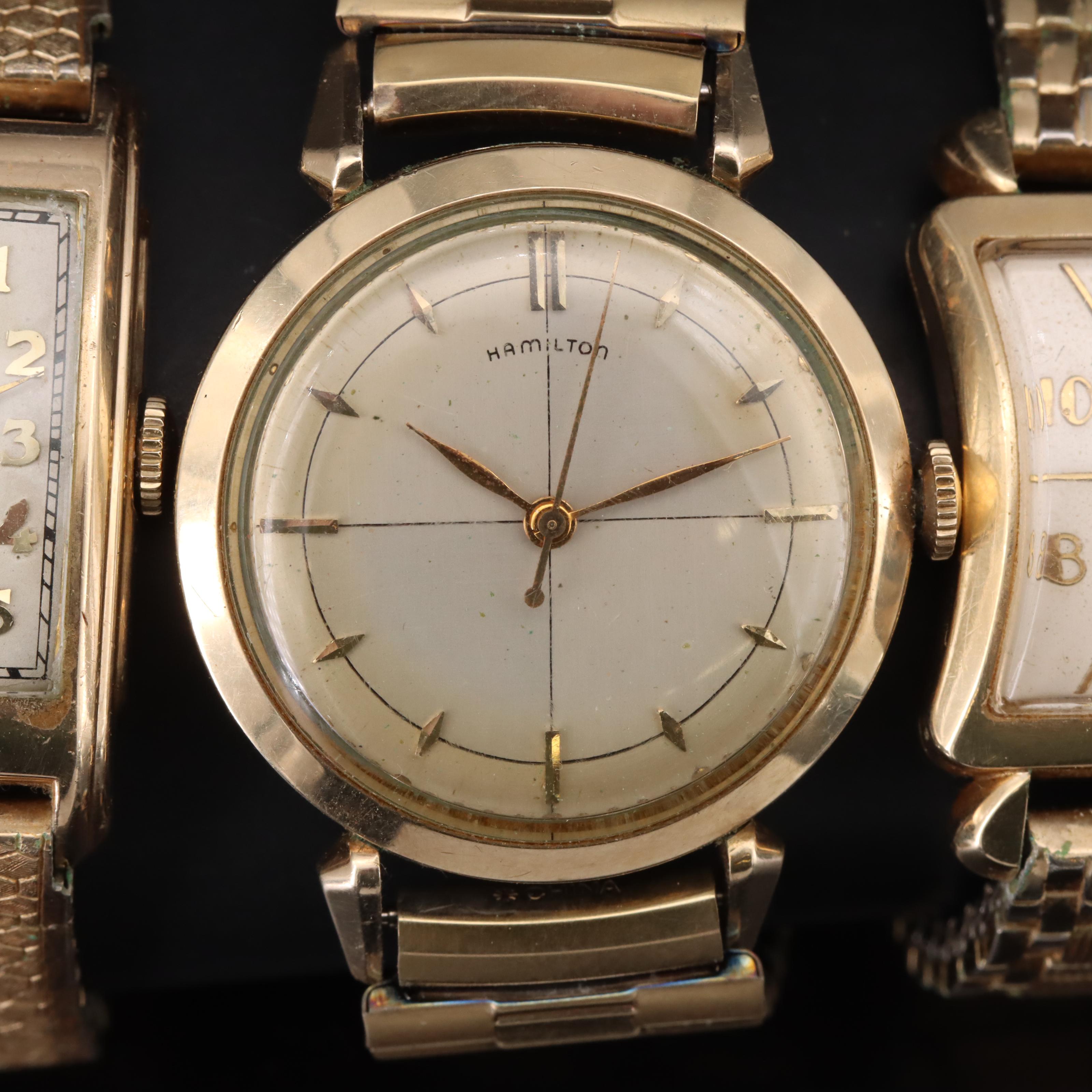 Vintage Hamilton's and Lord Elgin Gold-Filled Watches