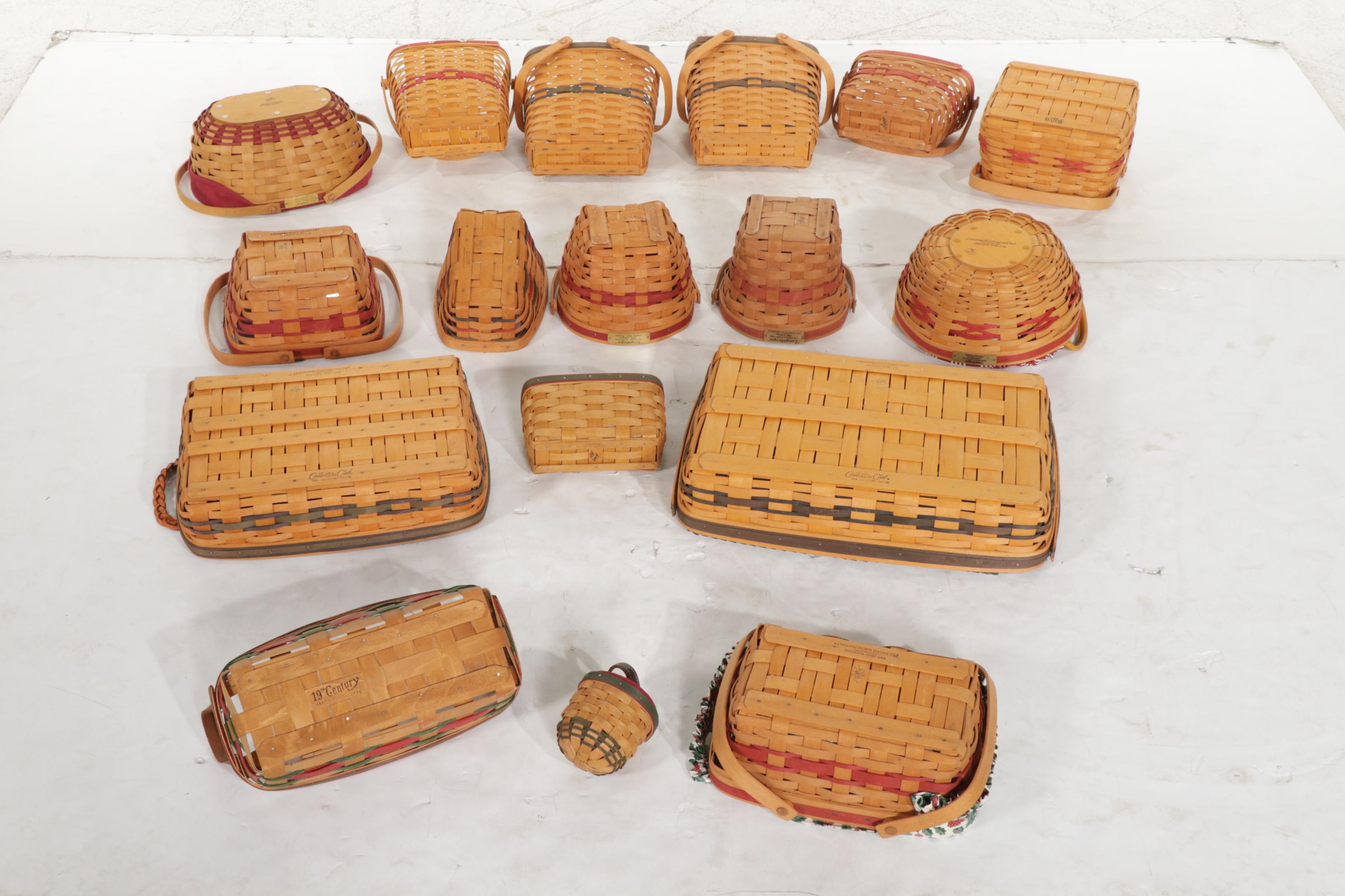 Longaberger Collectors Club and Other Baskets