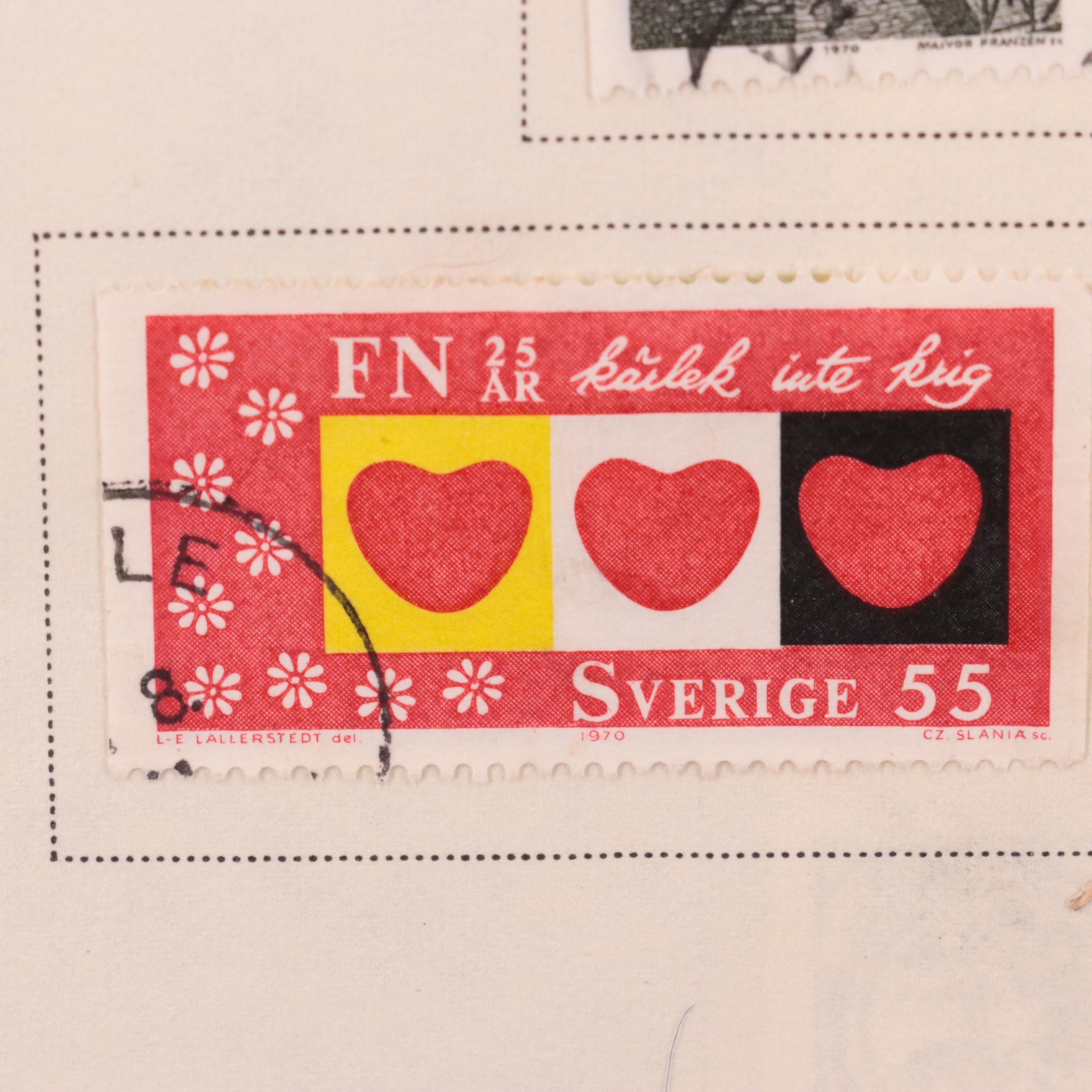 Postage Stamp Collection from Sweden