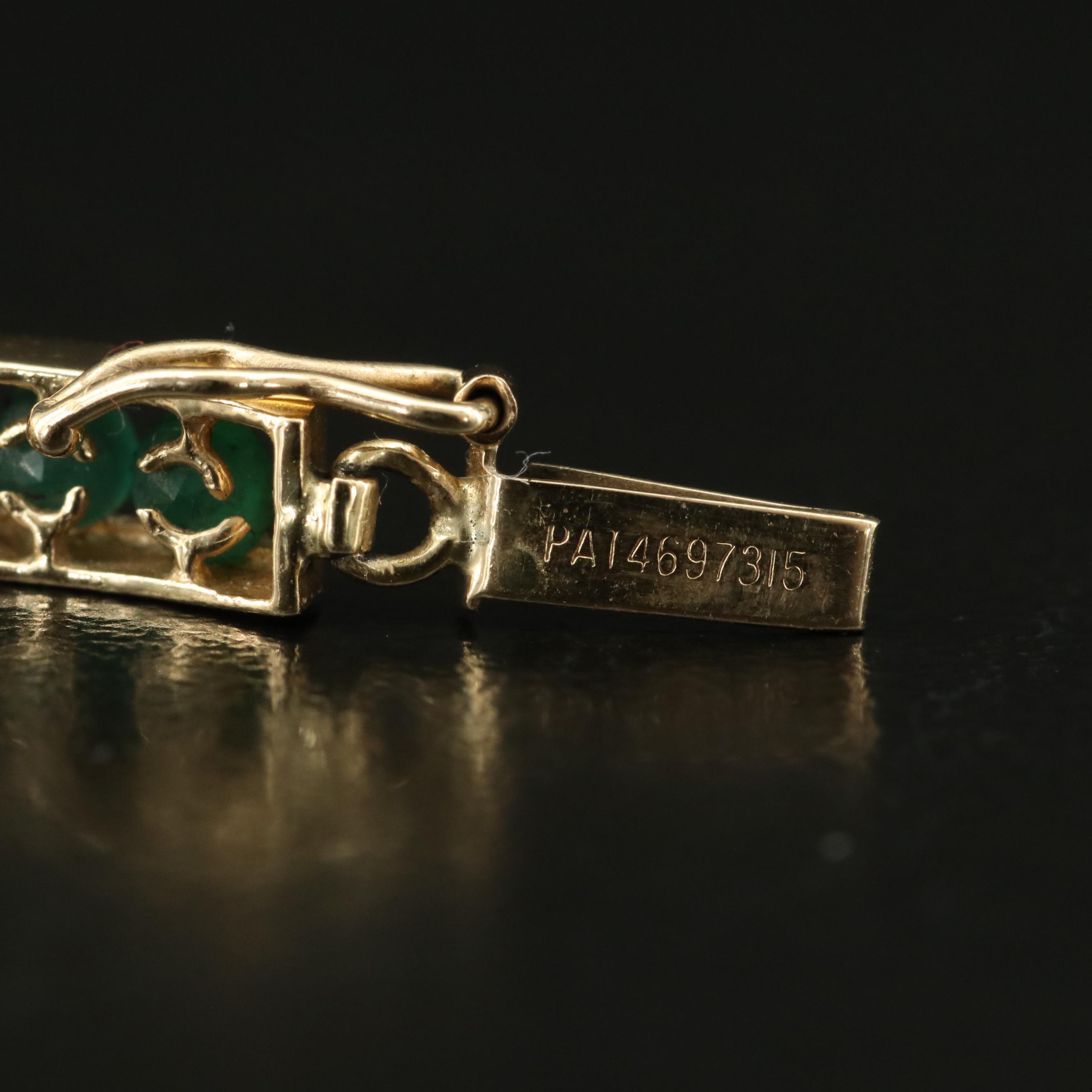 14K Sapphire, Ruby and Diamond Bracelet