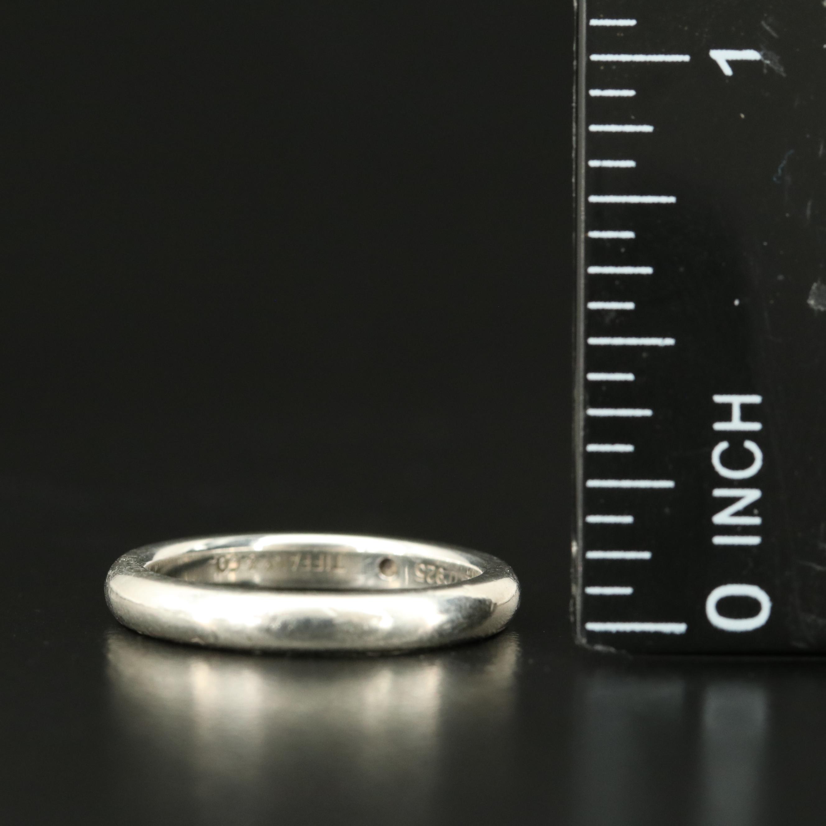 Elsa Peretti for Tiffany & Co. Sterling Sapphire Stackable Ring