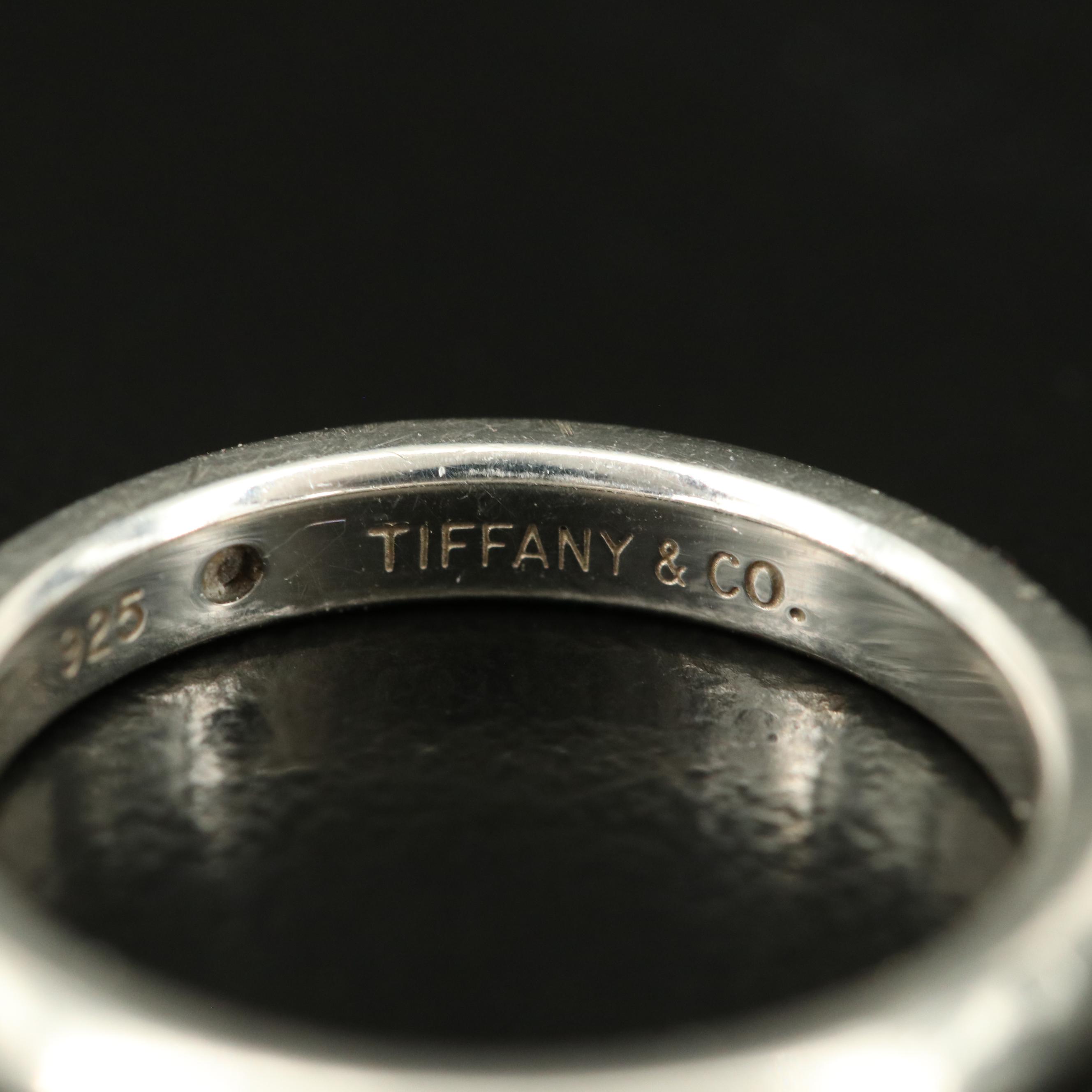 Elsa Peretti for Tiffany & Co. Sterling Sapphire Stackable Ring