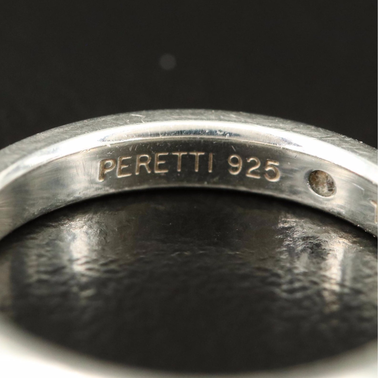 Elsa Peretti for Tiffany & Co. Sterling Sapphire Stackable Ring